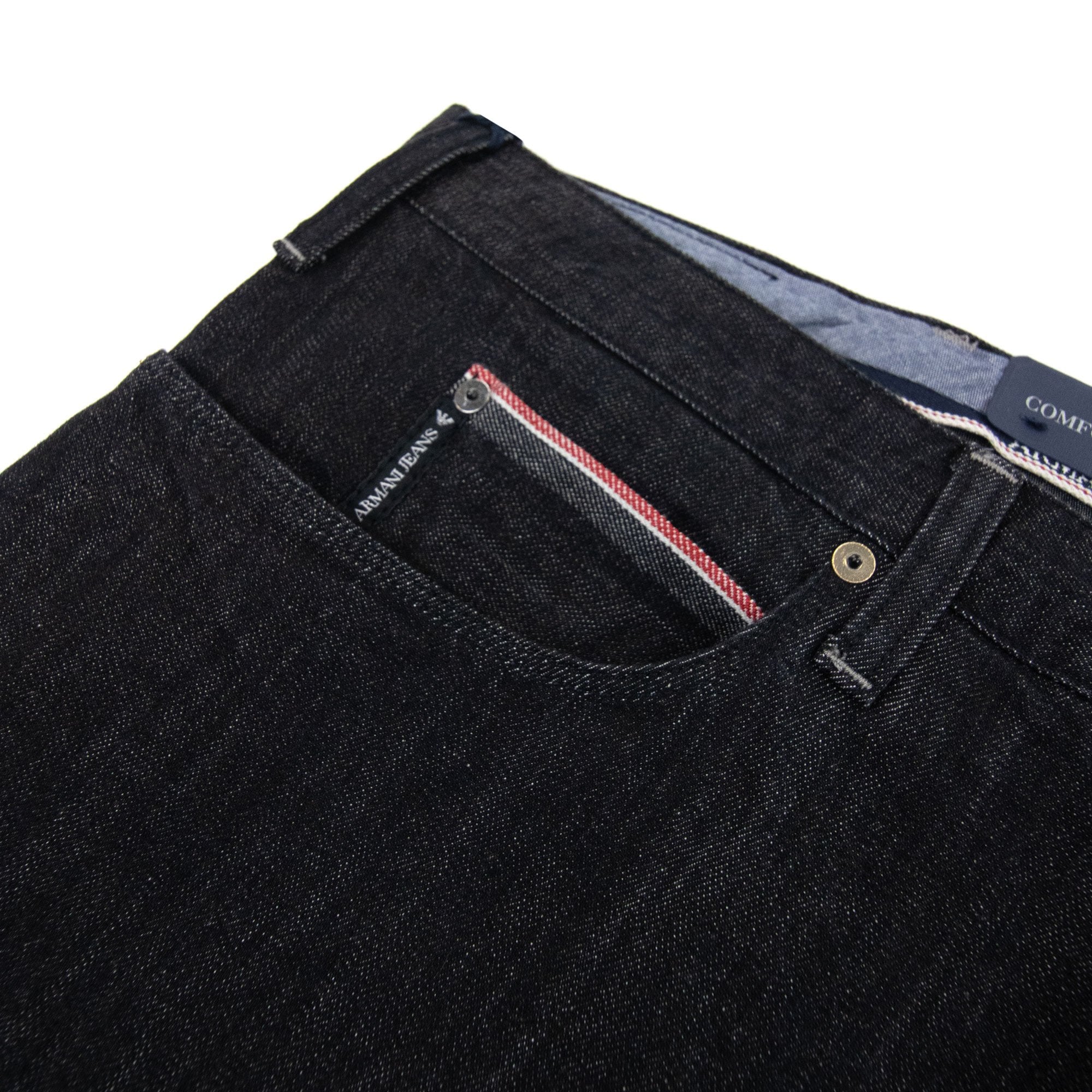 Armani Jeans J21 Reg Fit Jean Black