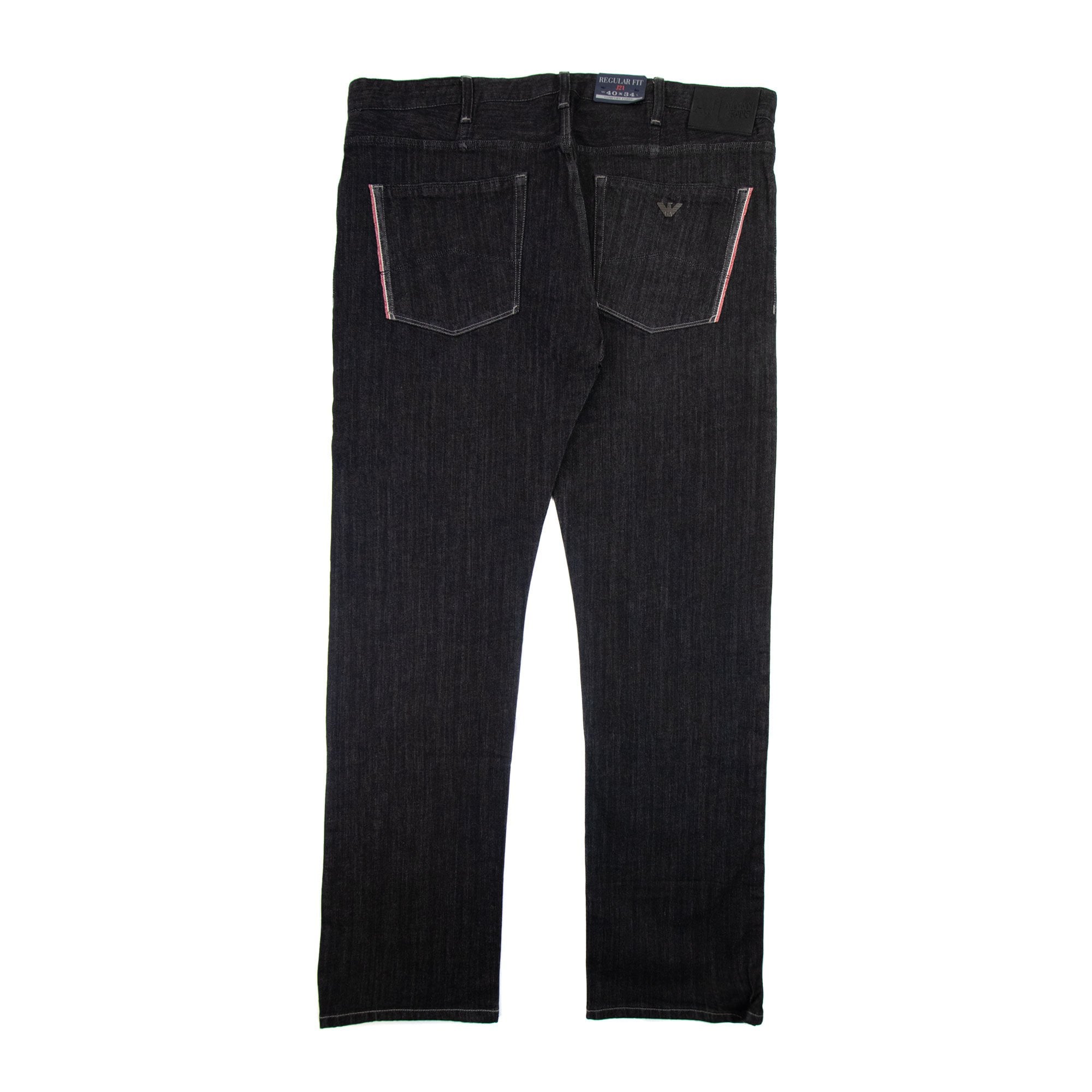 Armani Jeans J21 Reg Fit Jean Black