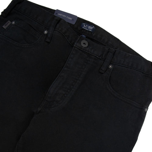 Armani Jeans J45 Slim Fit Jean Black