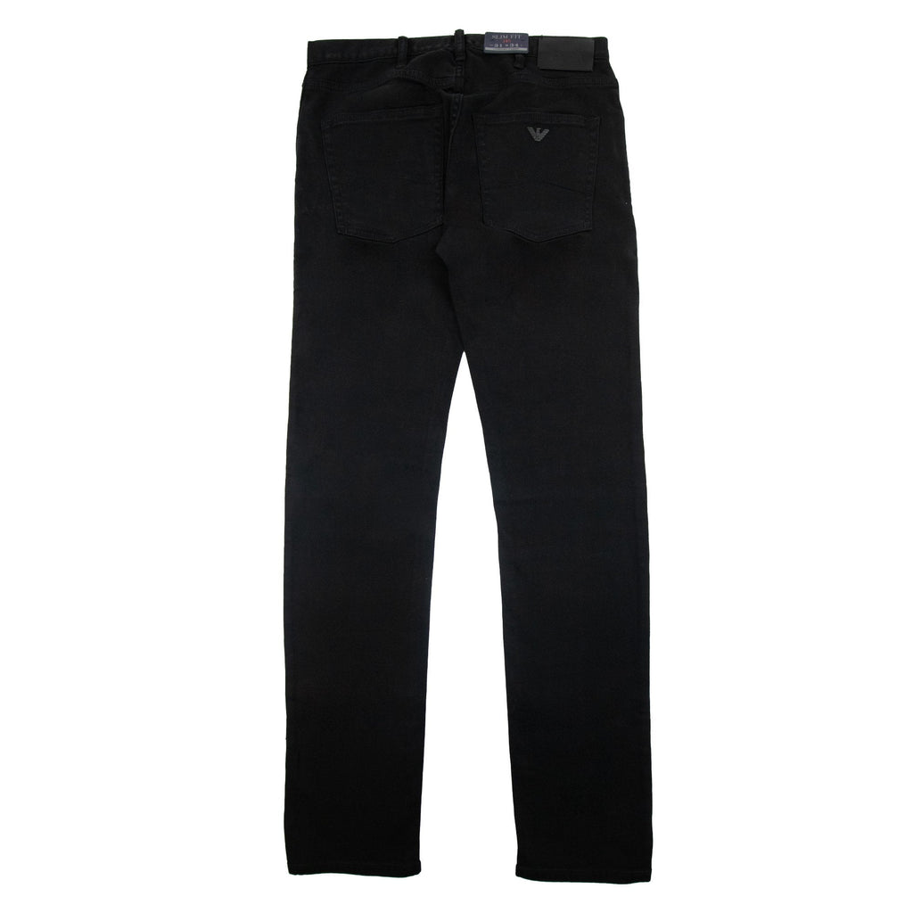Armani Jeans J45 Slim Fit Jean Black