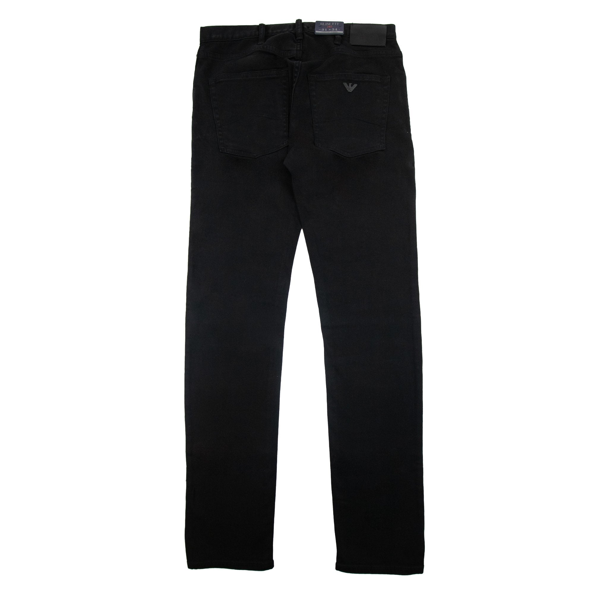 Armani Jeans J45 Slim Fit Jean Black