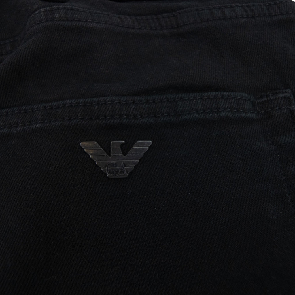 Armani Jeans J45 Slim Fit Jean Black