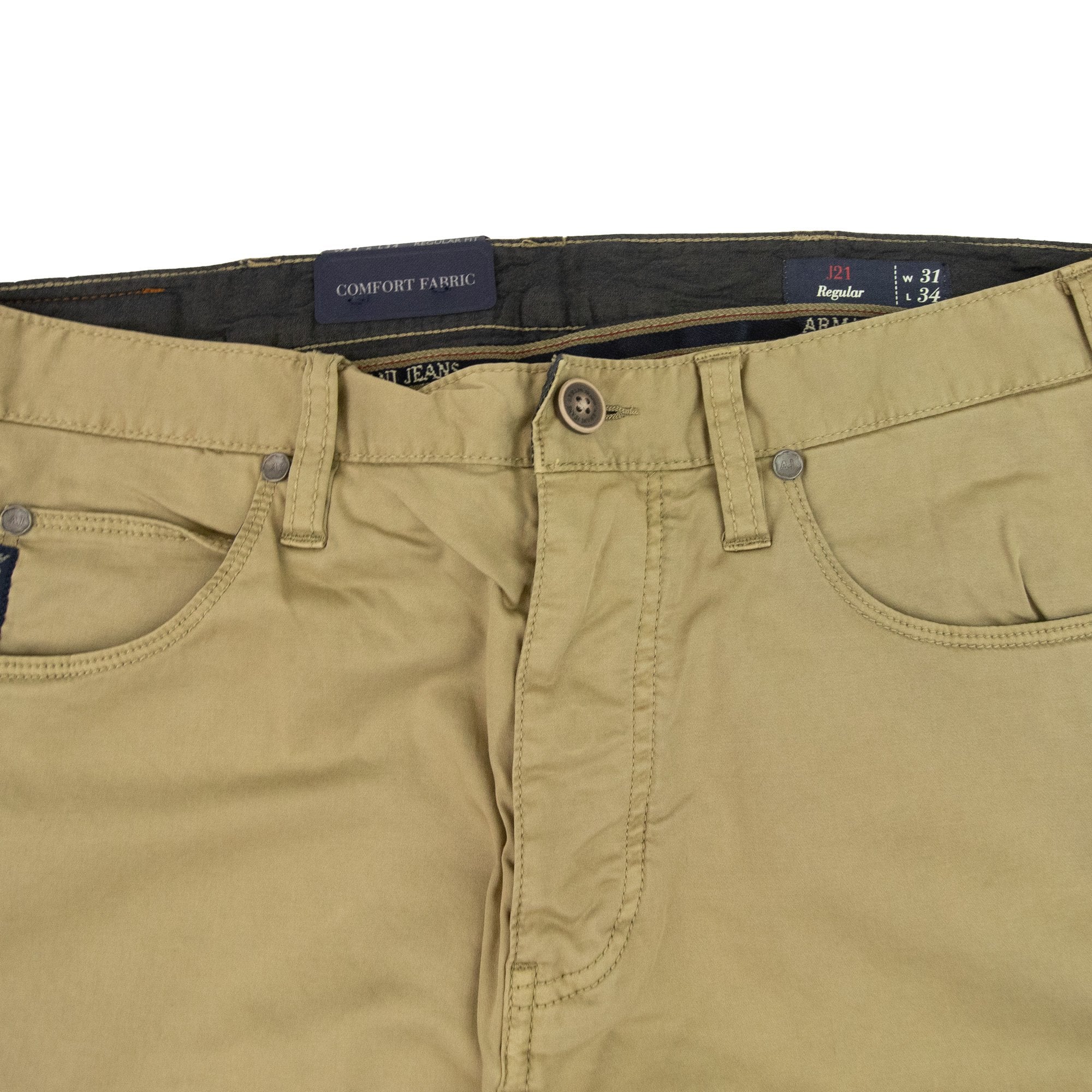 Armani Jeans J21 Regular Fit Jeans Verde Green