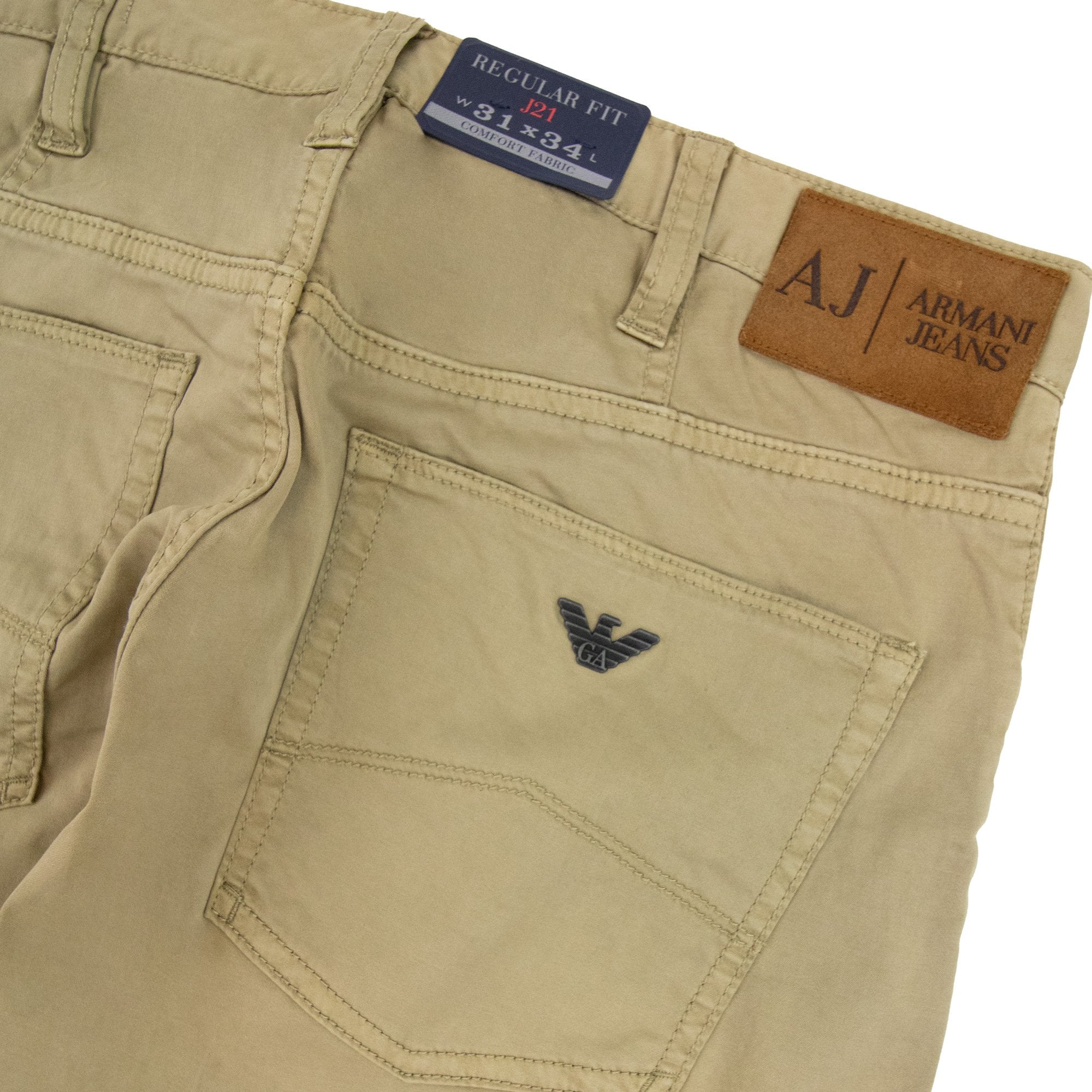 Armani Jeans J21 Regular Fit Jeans Verde Green