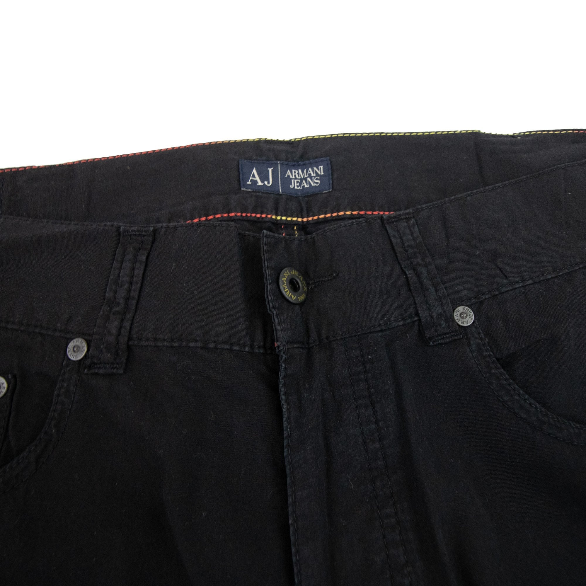 Armani Jeans J24 Reg Fit Jean Black