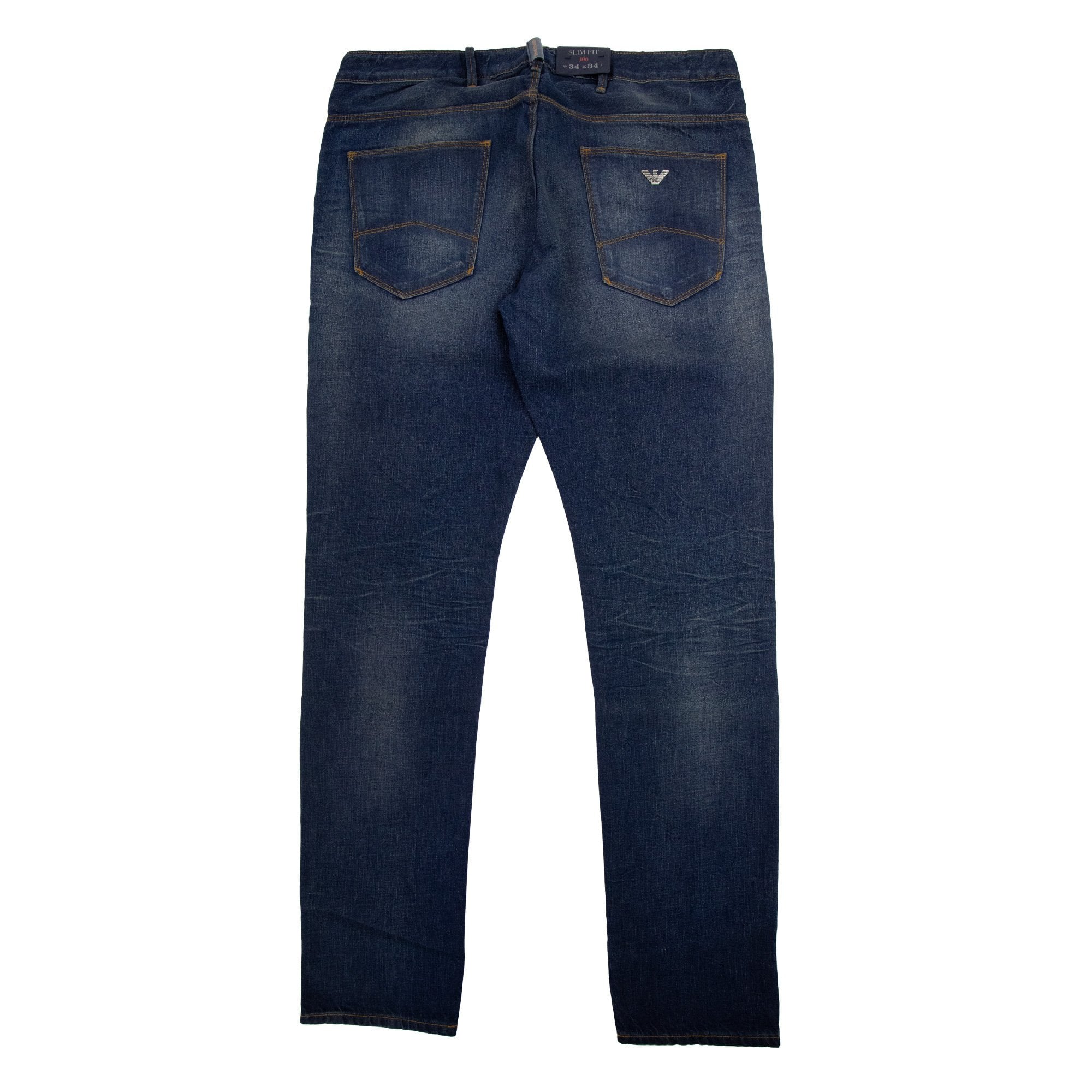 Armani Jeans J06 Distressed Slim Fit Jean
