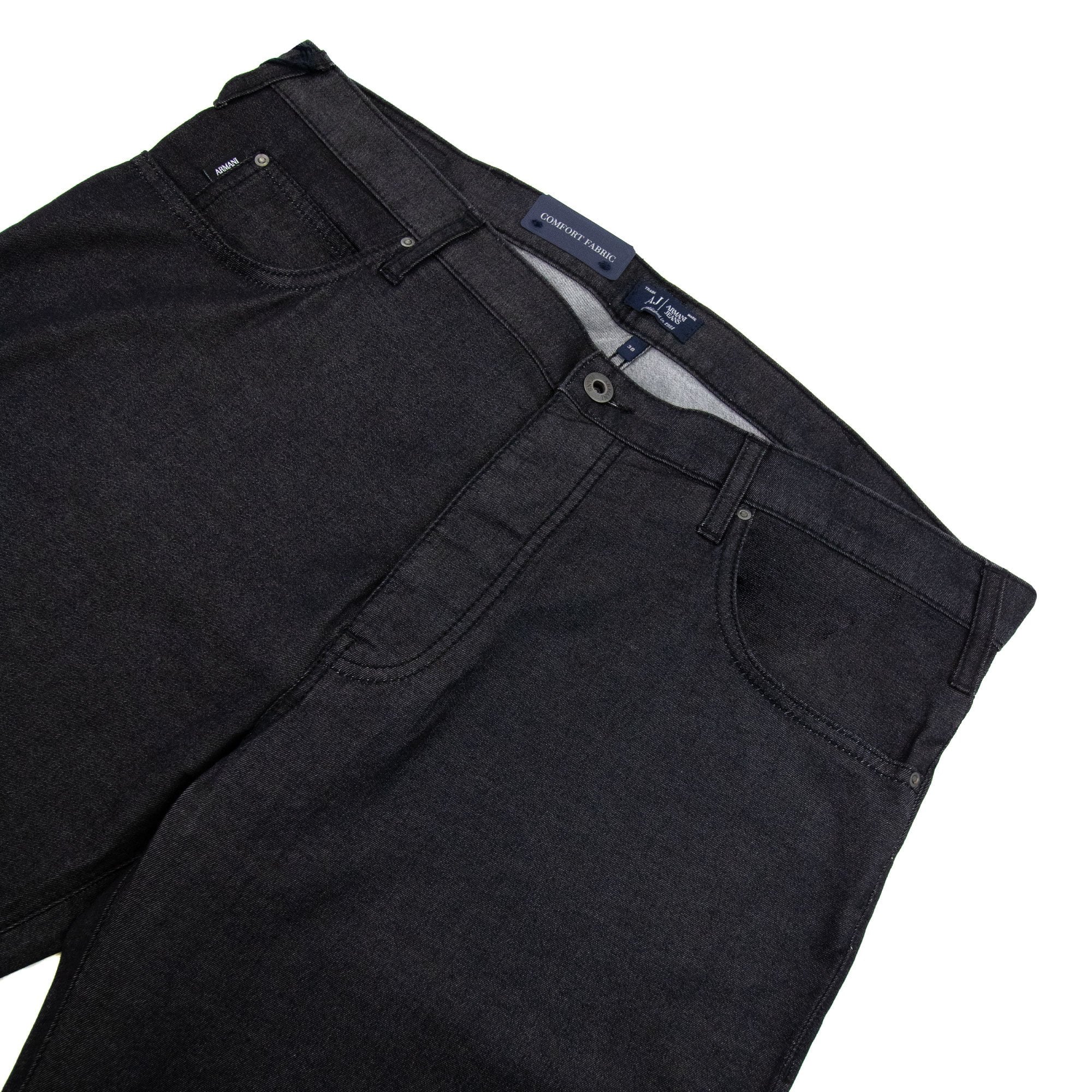 Armani Jeans J21 Reg Fit Jean Black