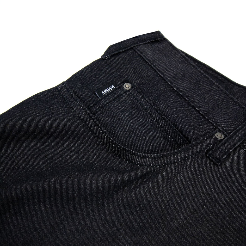 Armani Jeans J21 Reg Fit Jean Black