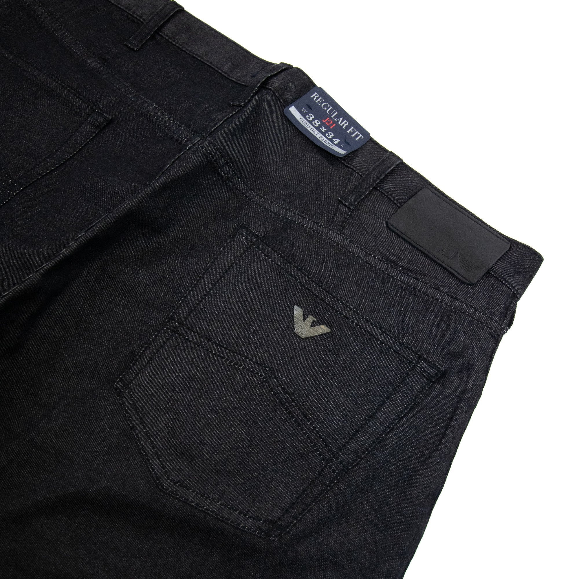 Armani Jeans J21 Reg Fit Jean Black