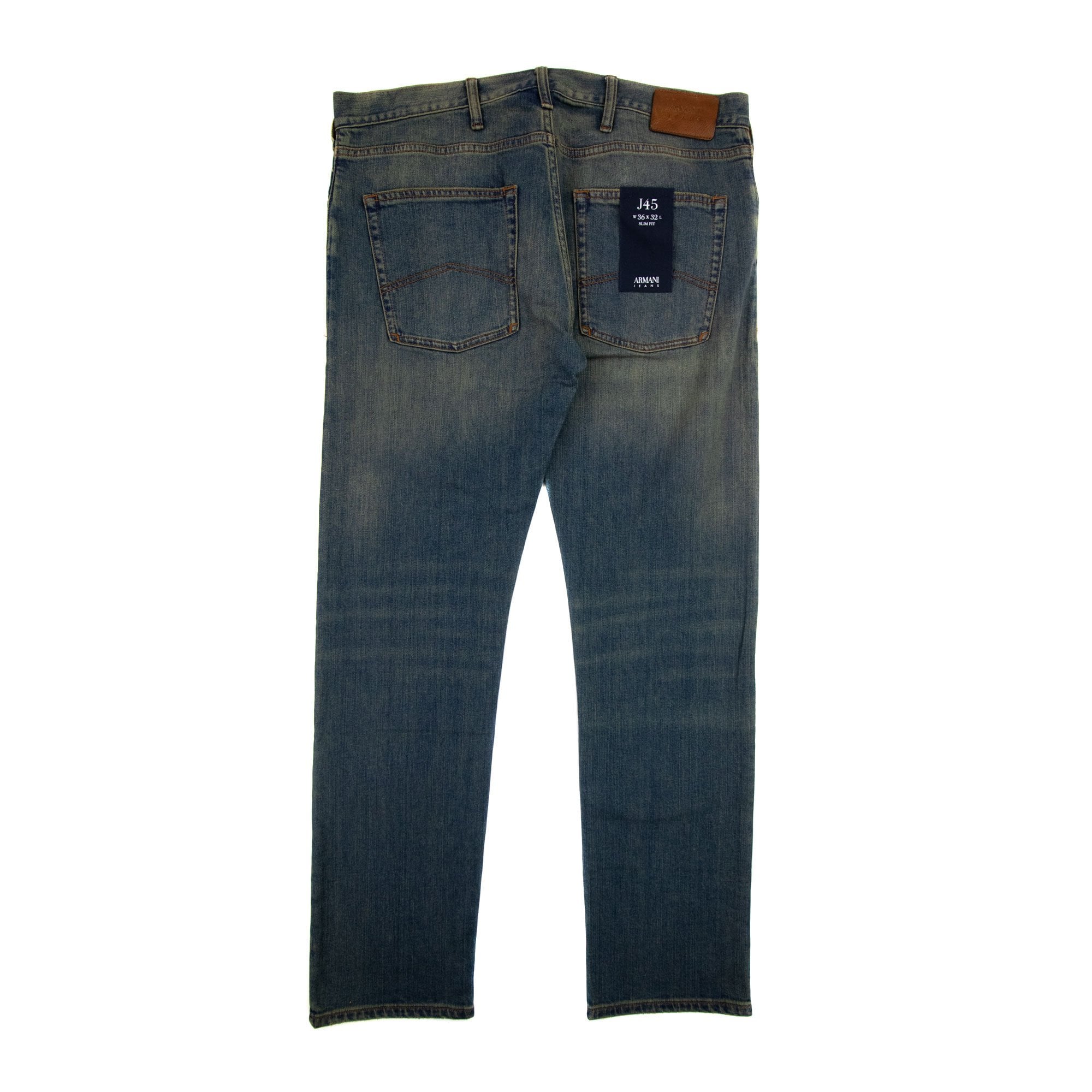 Armani Jeans Worn Wash J45 Slim Fit Jean