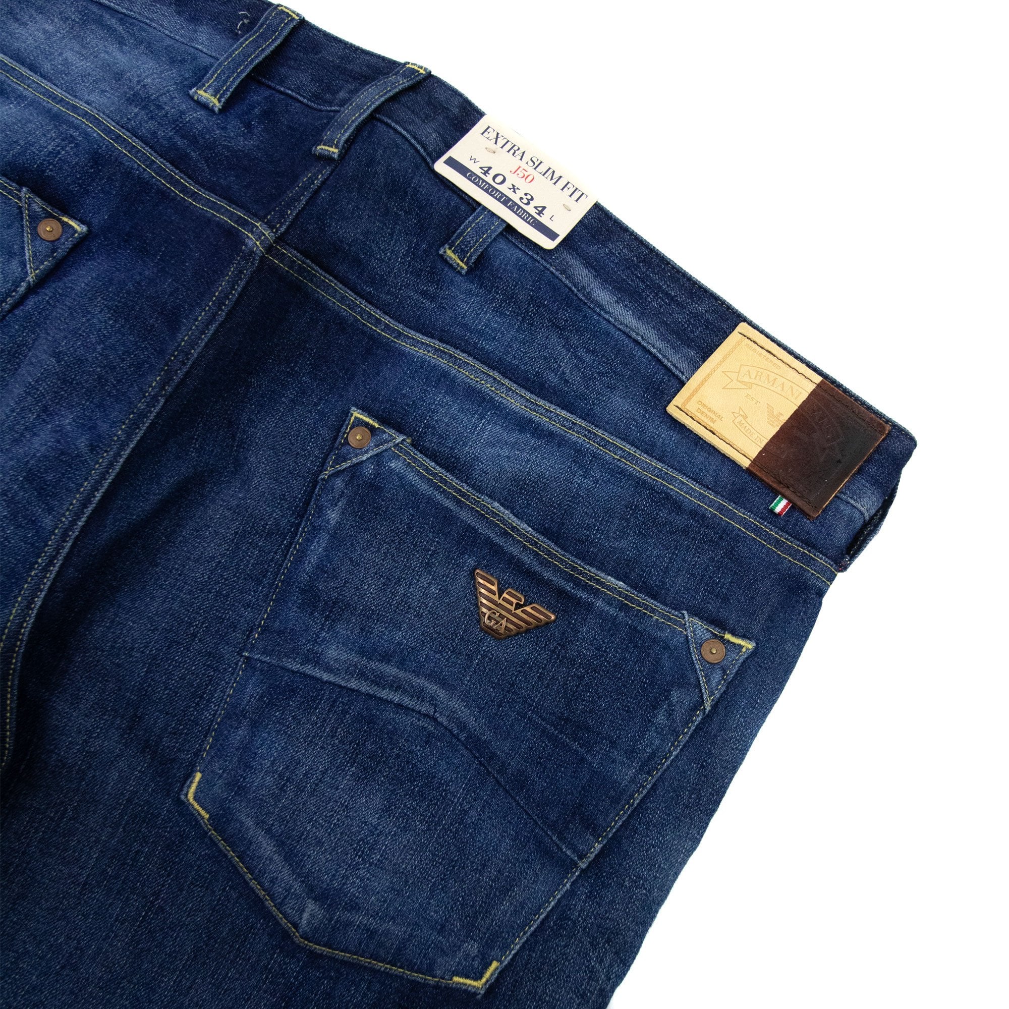 Armani Jeans Ex Slim Fit Comfort Jeans Denim