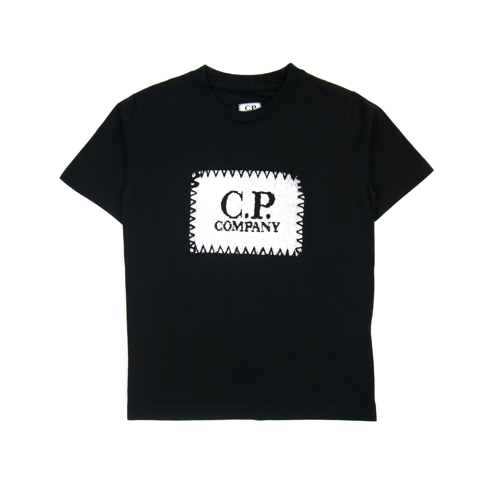 Cp Company Undersixteen Patch Logo T-shirt Black