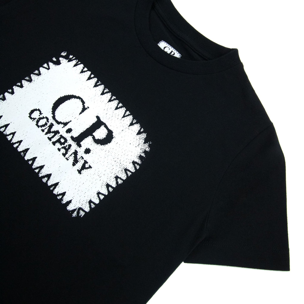 Cp Company Undersixteen Patch Logo T-shirt Black