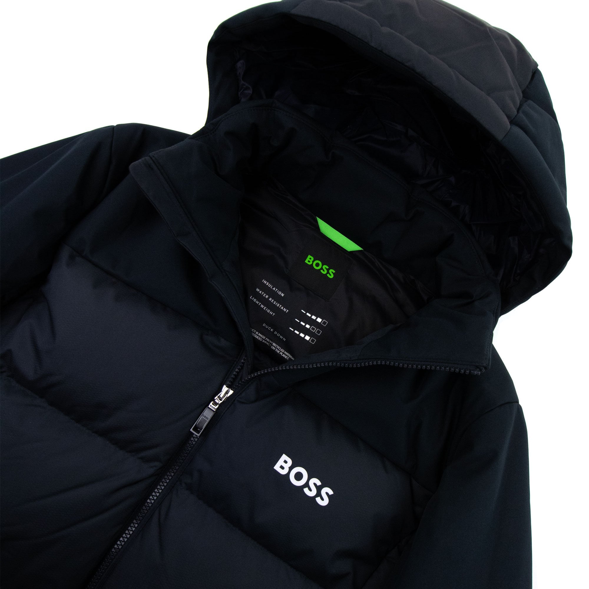 Hugo Boss Hamar1 Logo Detail Down Jacket Navy 402