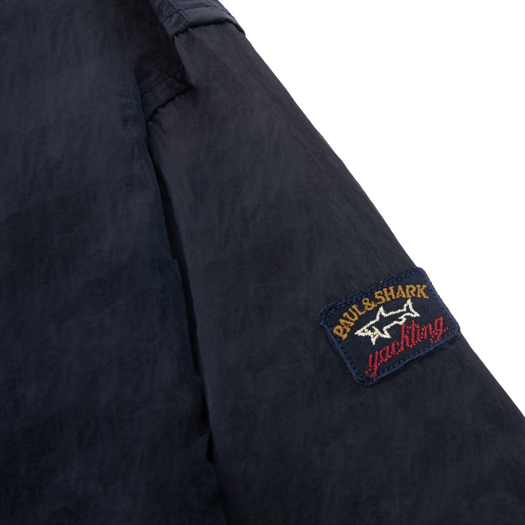 Paul And Shark Econyl Nylon Metal Overshirt Navy 013