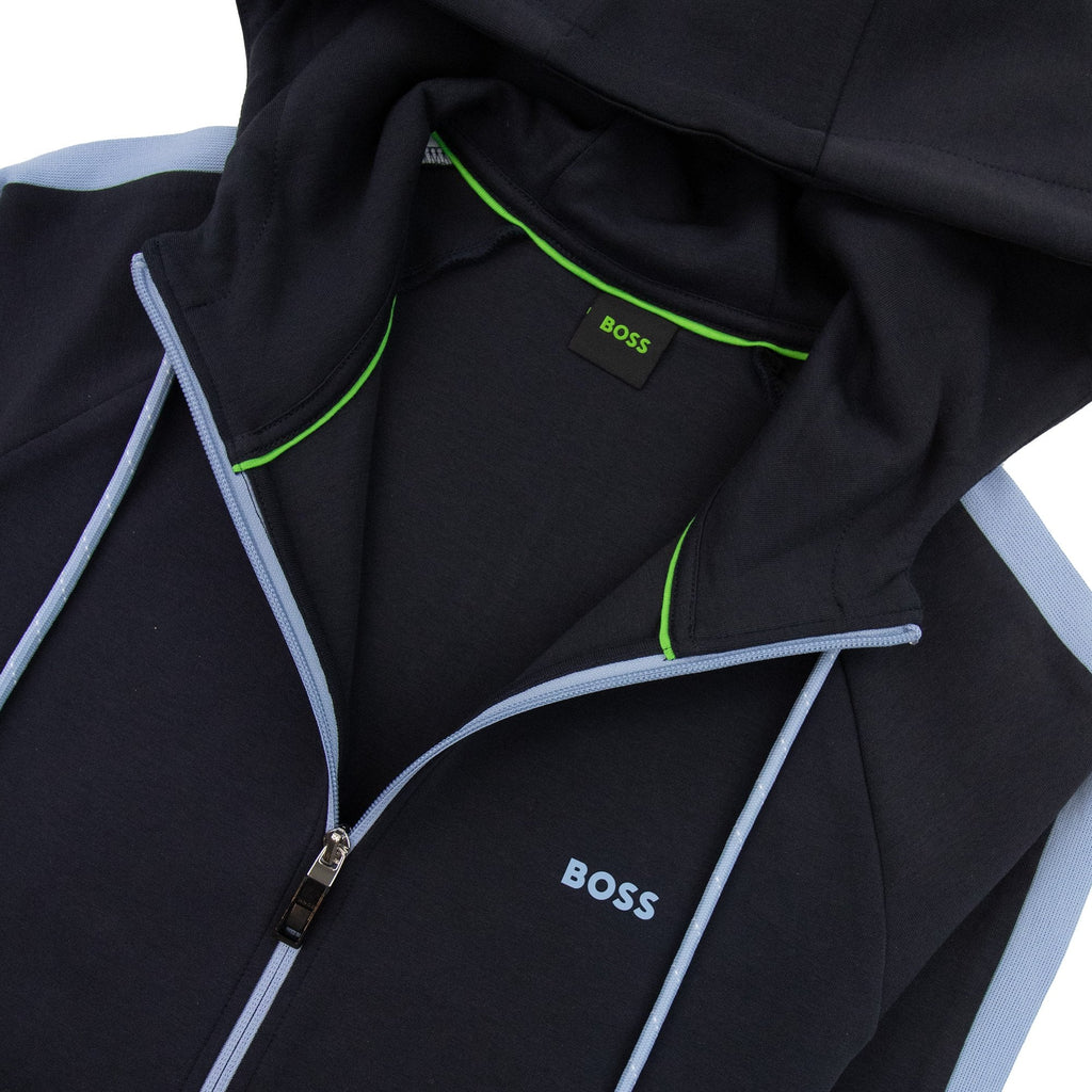 Hugo Boss Logo Stripe Tracksuit Set Navy 402