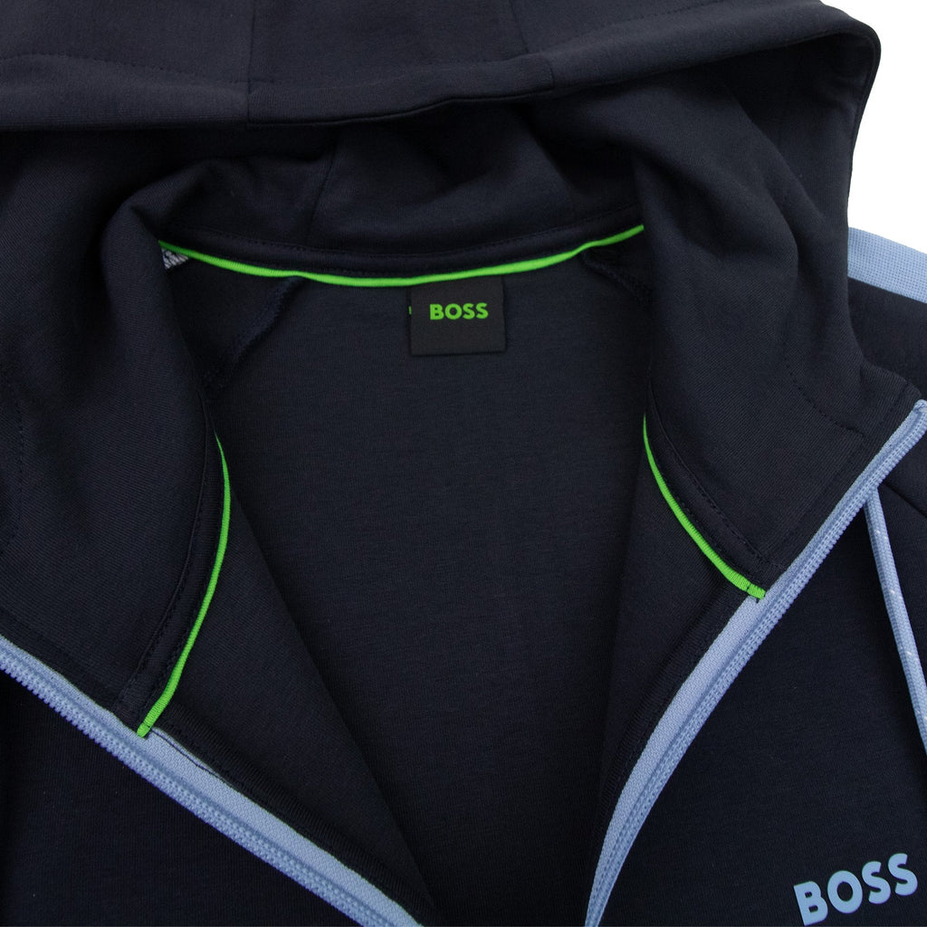 Hugo Boss Logo Stripe Tracksuit Set Navy 402