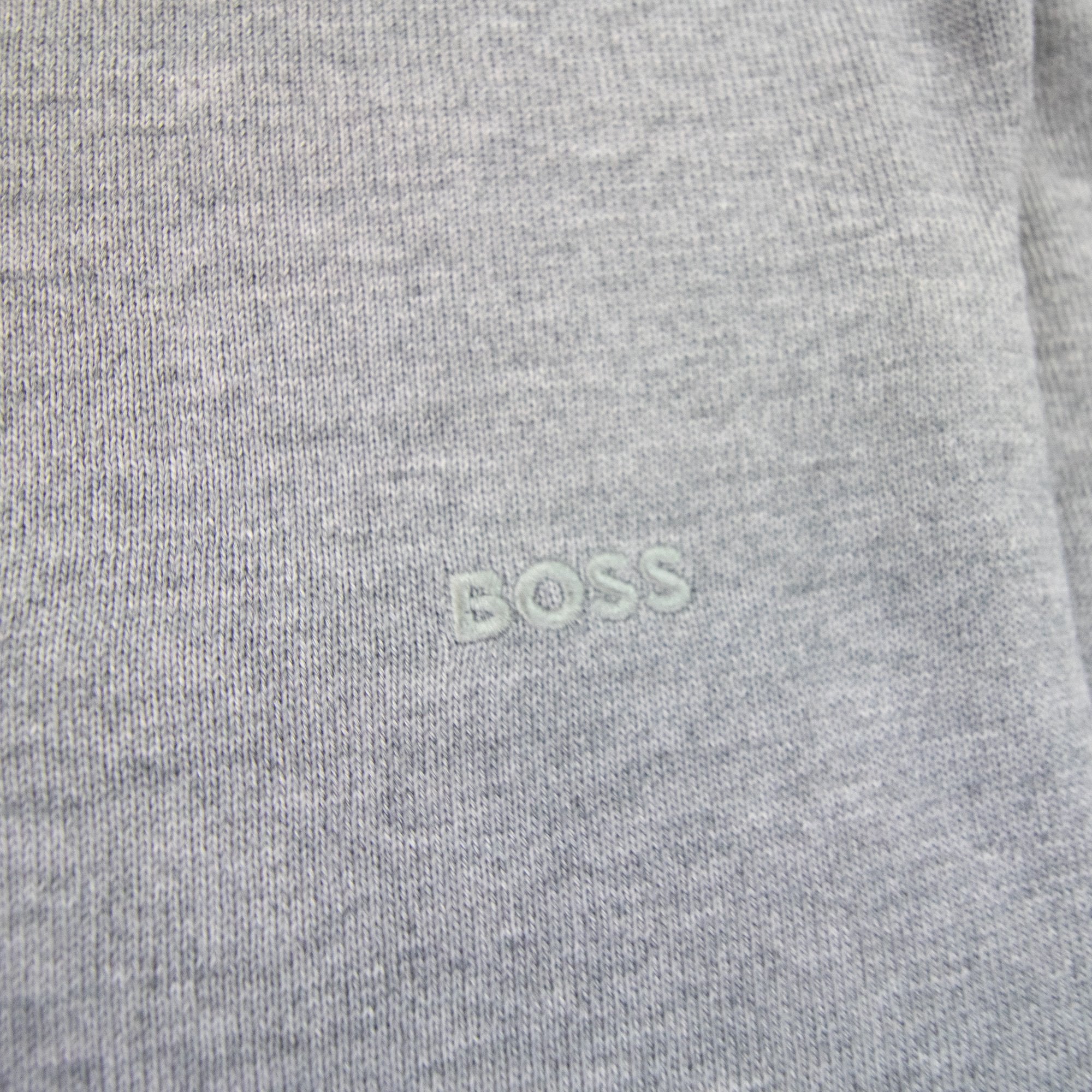 Hugo Boss Botto-l Embroidered Logo With Responsible Wool Swe Grey 041