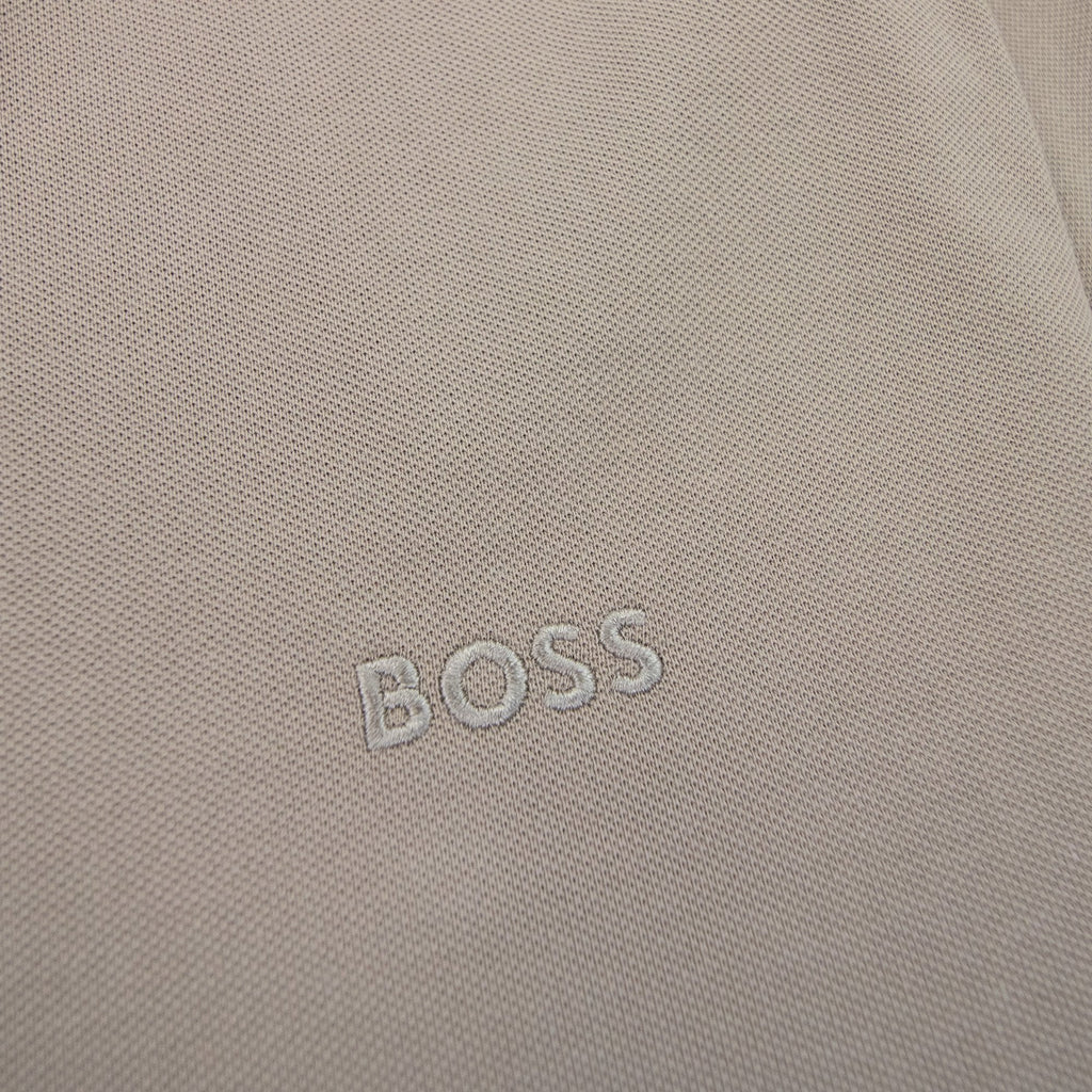 Hugo Boss Paule 4 Slim Fit Branded Placket Polo Beige 334