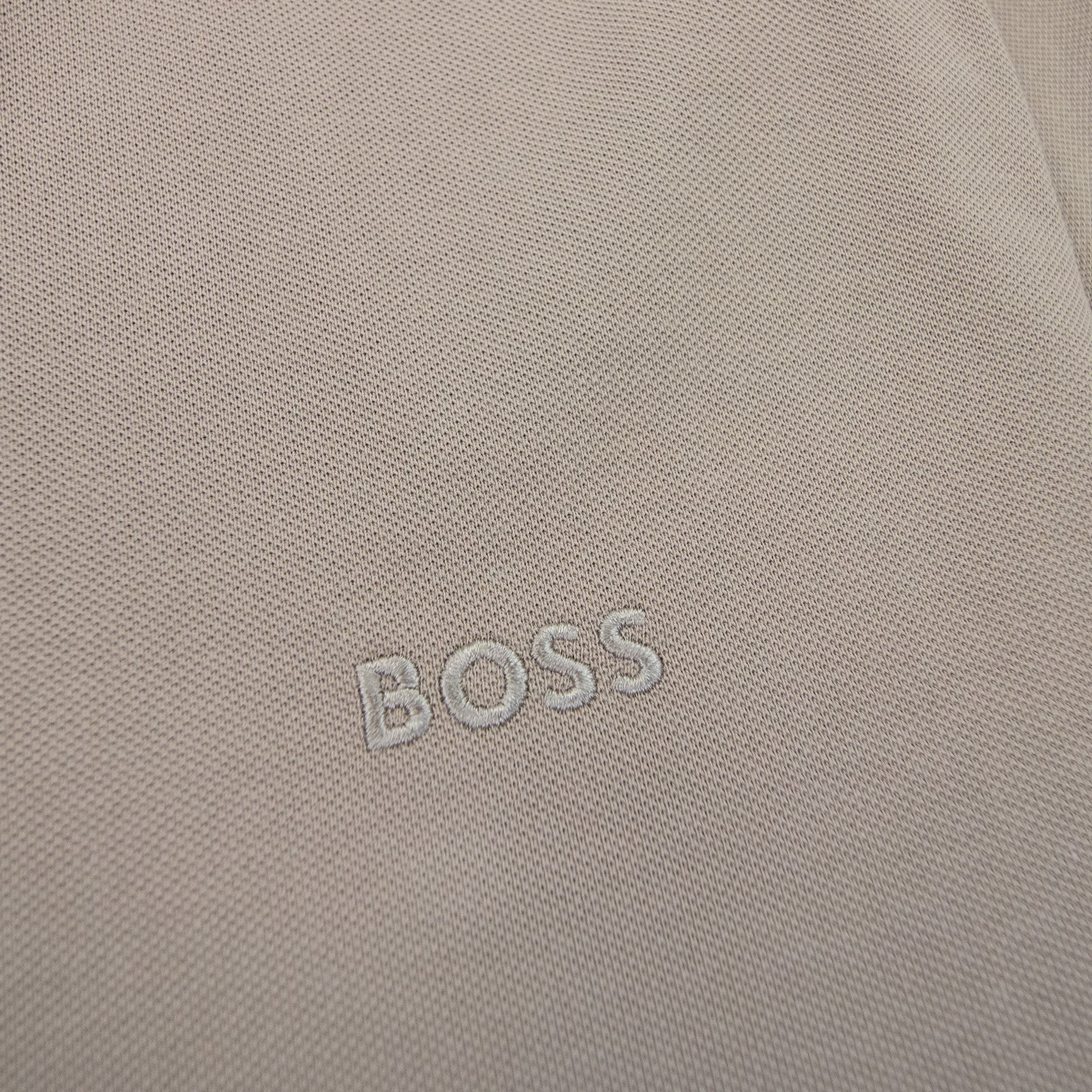 Hugo Boss Paule 4 Slim Fit Branded Placket Polo Beige 334