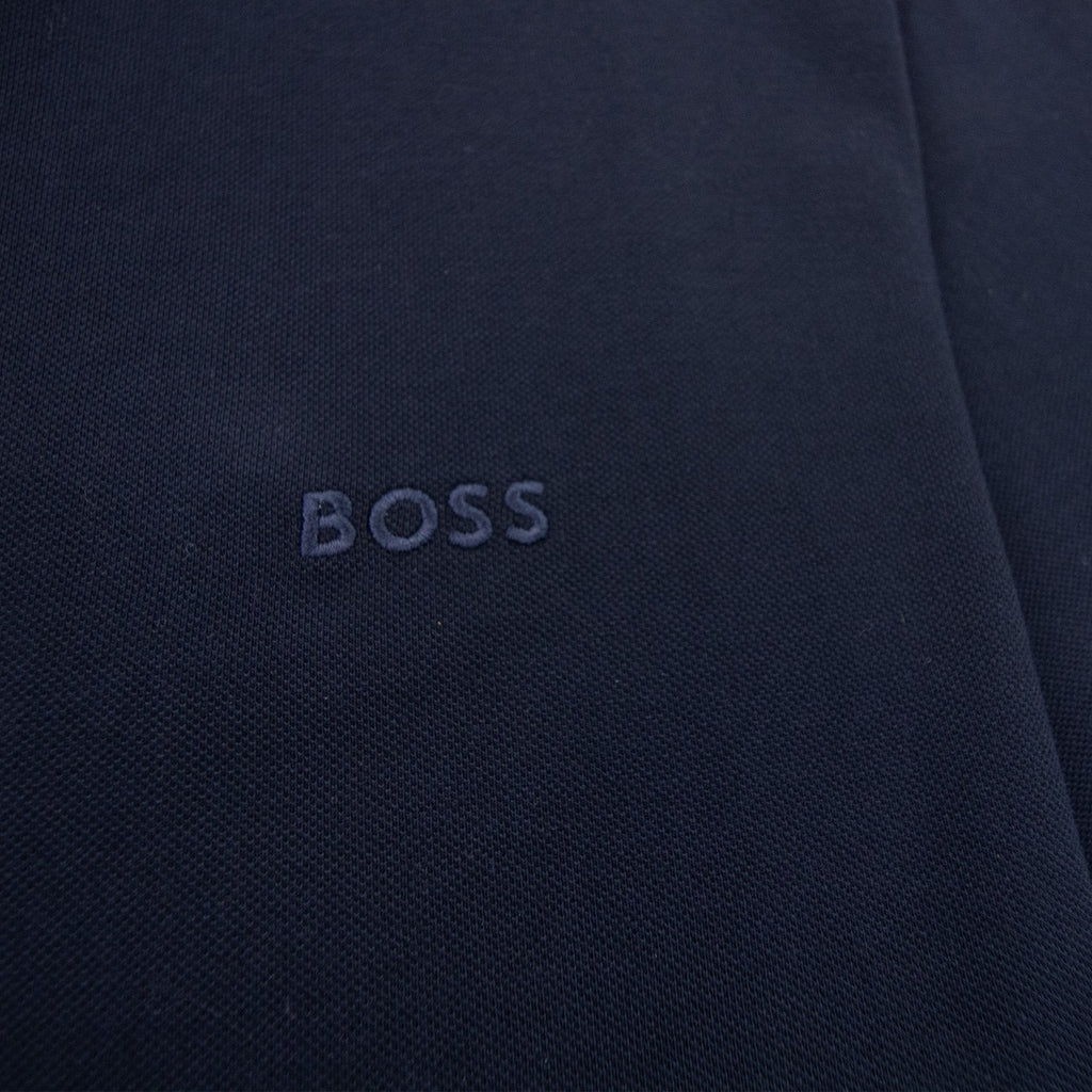 Hugo Boss Paule 4 Slim Fit Branded Placket Polo Navy 410