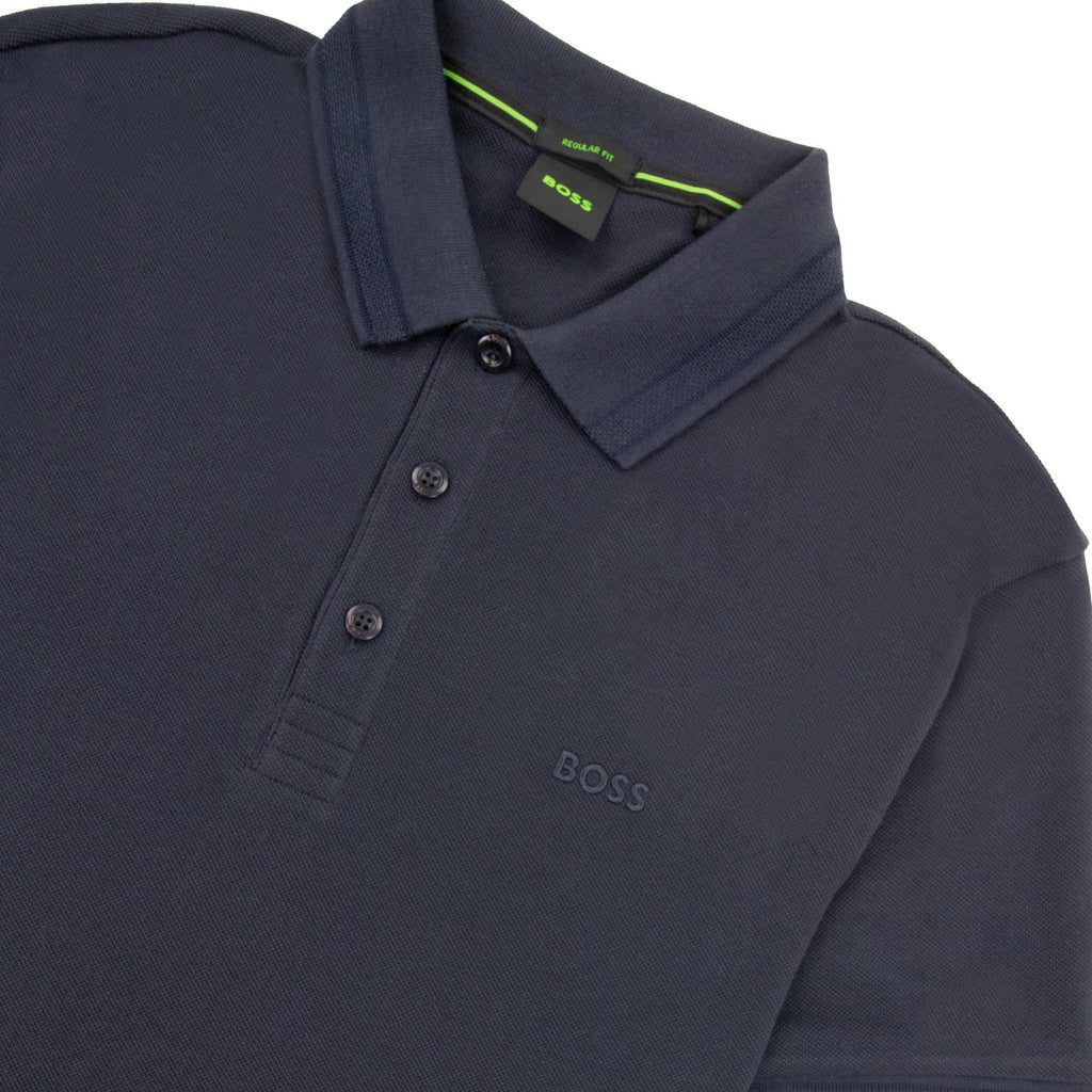 Hugo Boss Paddy Embroidered Logo Polo Navy 4112