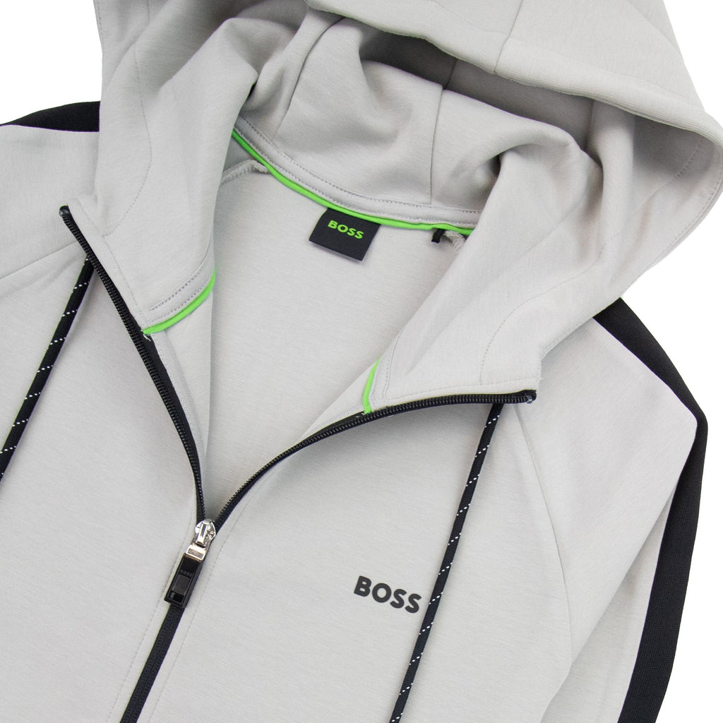 Hugo Boss Logo Stripe Tracksuit Set Grey 063
