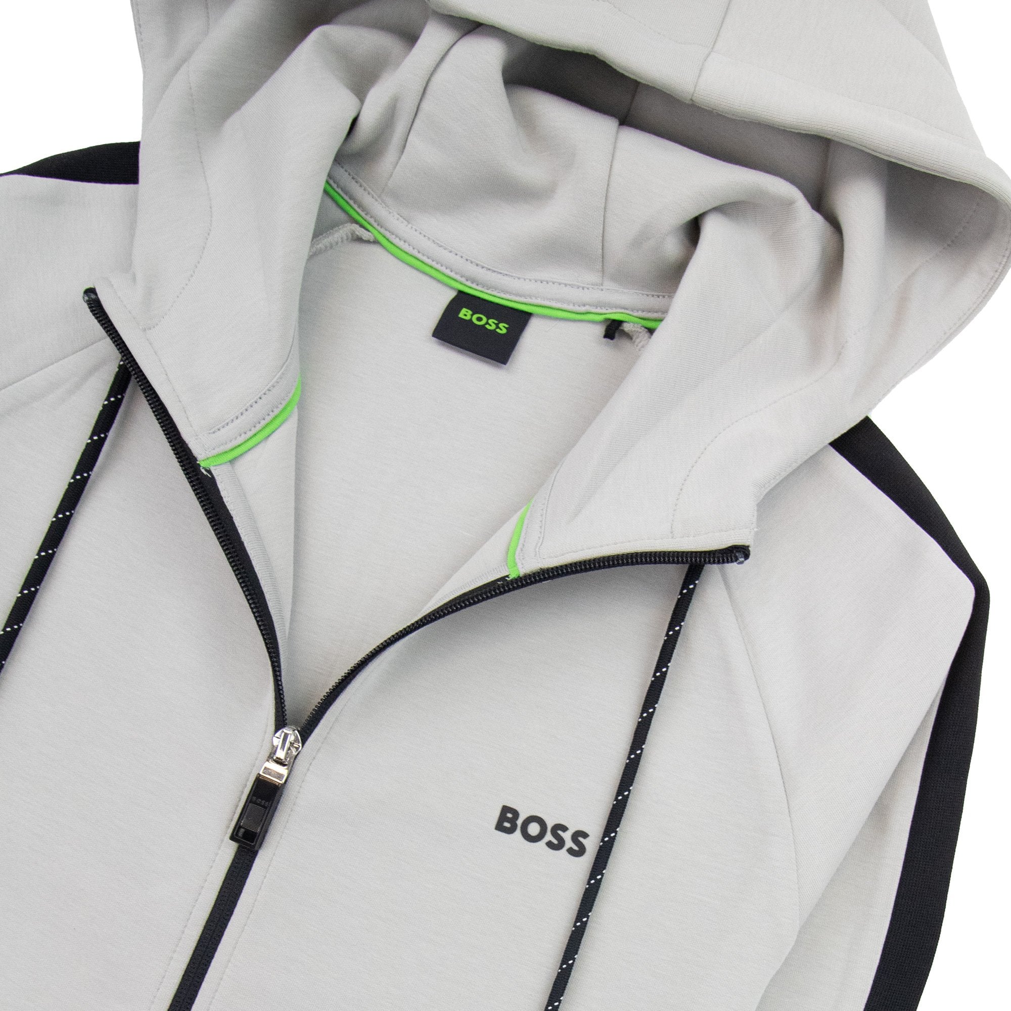 Hugo Boss Logo Stripe Tracksuit Set Grey 063