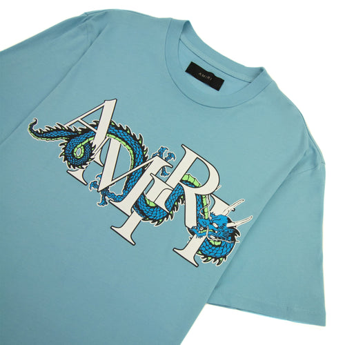 Amiri Cny Dragon T Shirt Air Blue