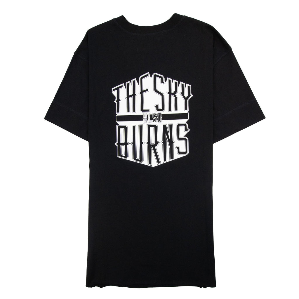 Versace Jeans Couture Embroidered Logo Button Crewneck T Shirt Black