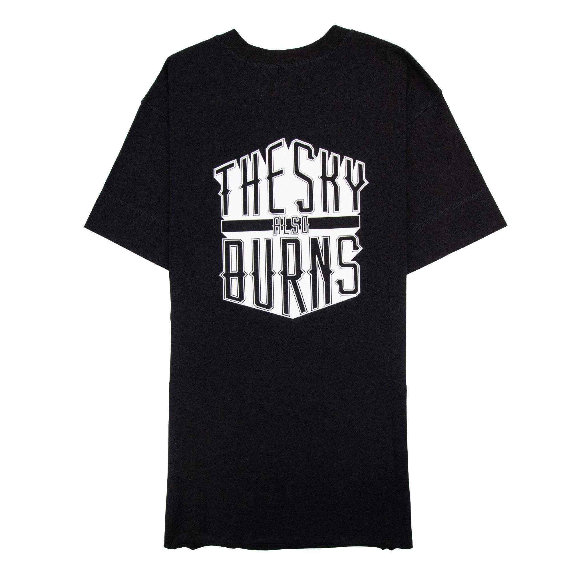 Versace Jeans Couture Embroidered Logo Button Crewneck T Shirt Black