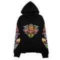 Versace Jeans Couture Printed Baroqou Hoodied Sweatshirt Black