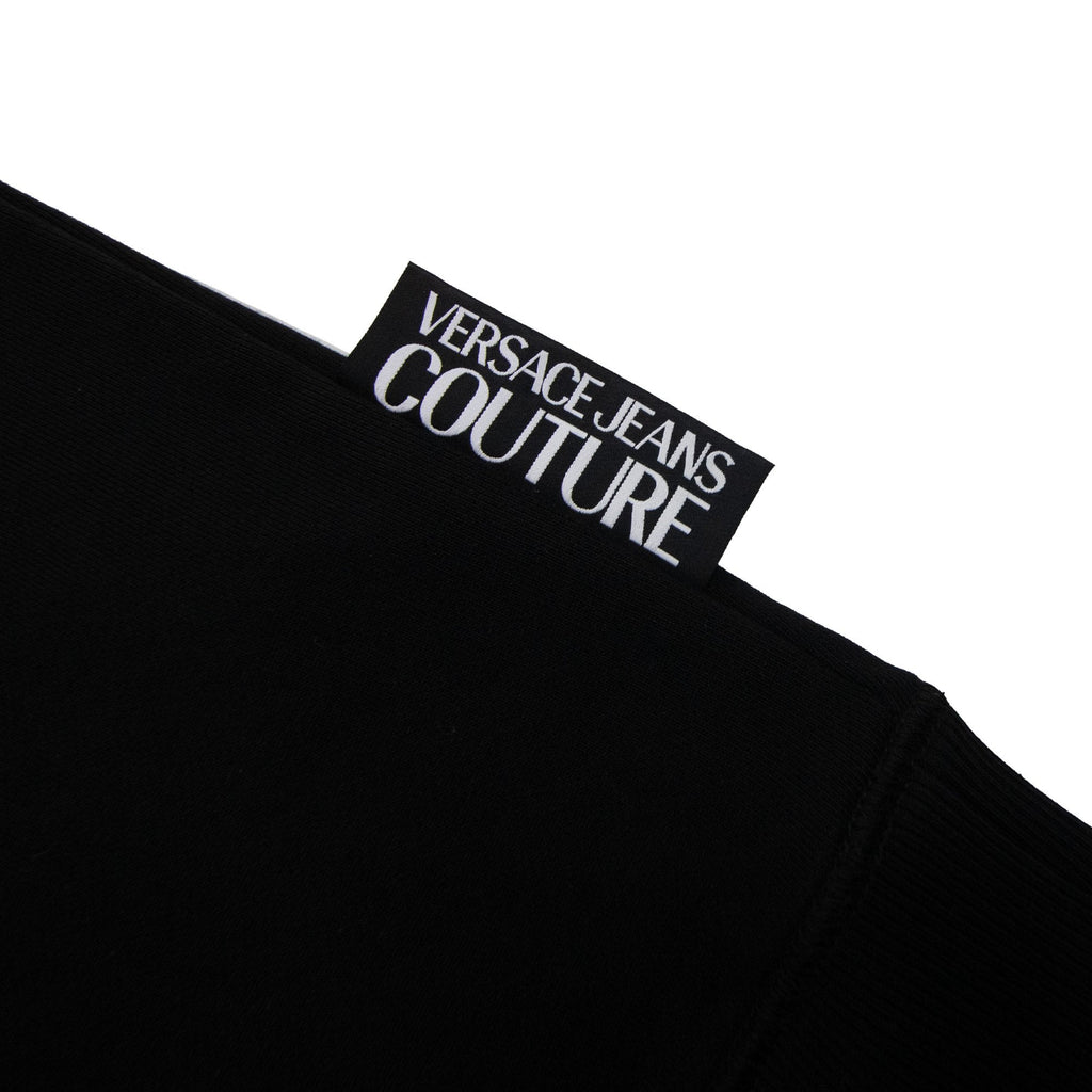 Versace Jeans Couture Printed Baroqou Hoodied Sweatshirt Black
