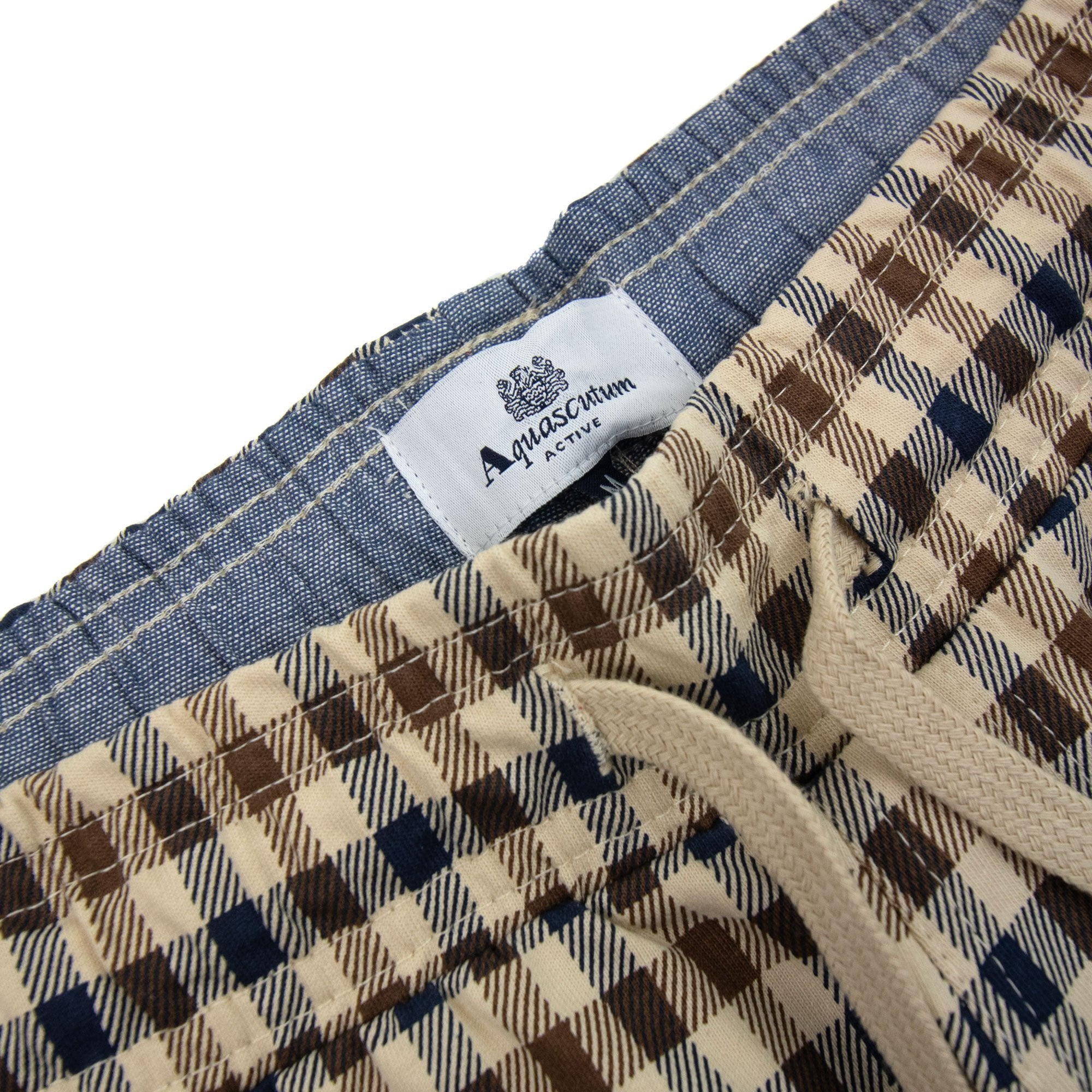 Aquascutum Active Club Check Shorts Club Check 28