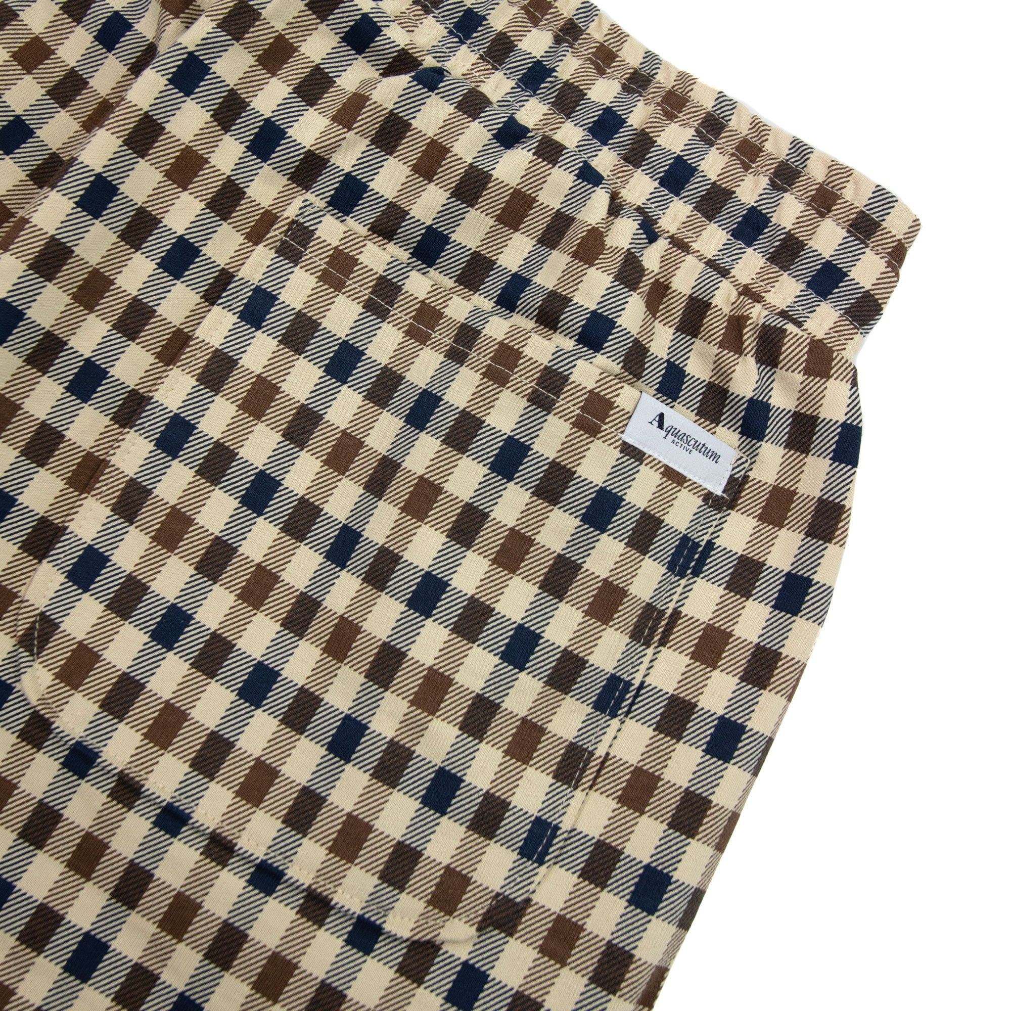 Aquascutum Active Club Check Shorts Club Check 28
