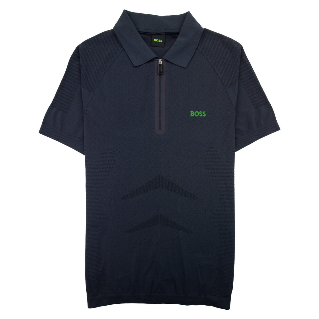 Hugo Boss Phileas Half Zip Ss Polo Navy 402