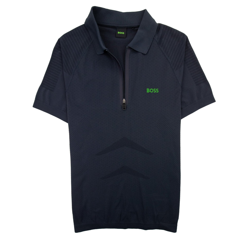 Hugo Boss Phileas Half Zip Ss Polo Navy 402