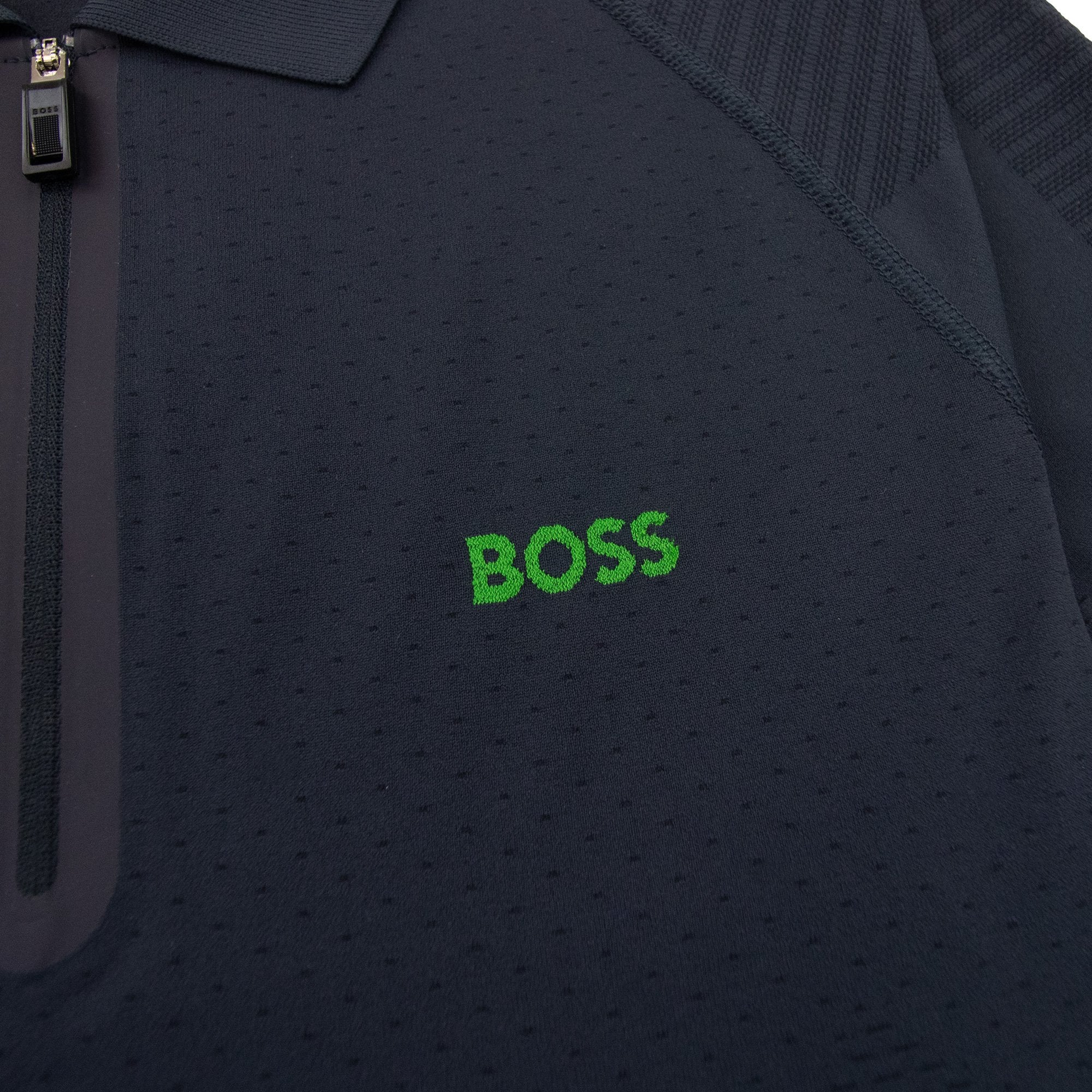 Hugo Boss Phileas Half Zip Ss Polo Navy 402