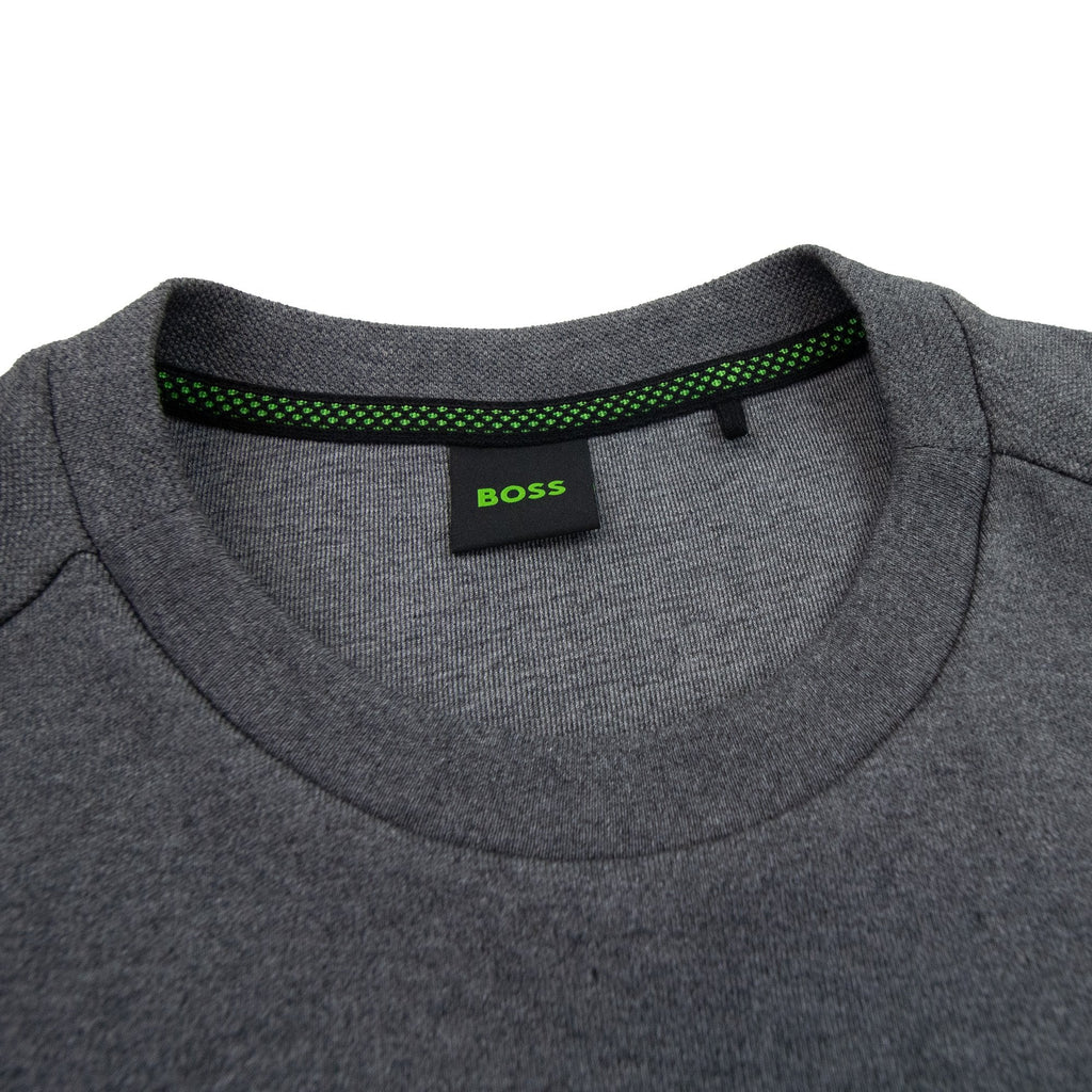 Hugo Boss Salbo Curved Logo Sweatshirt Grey 031