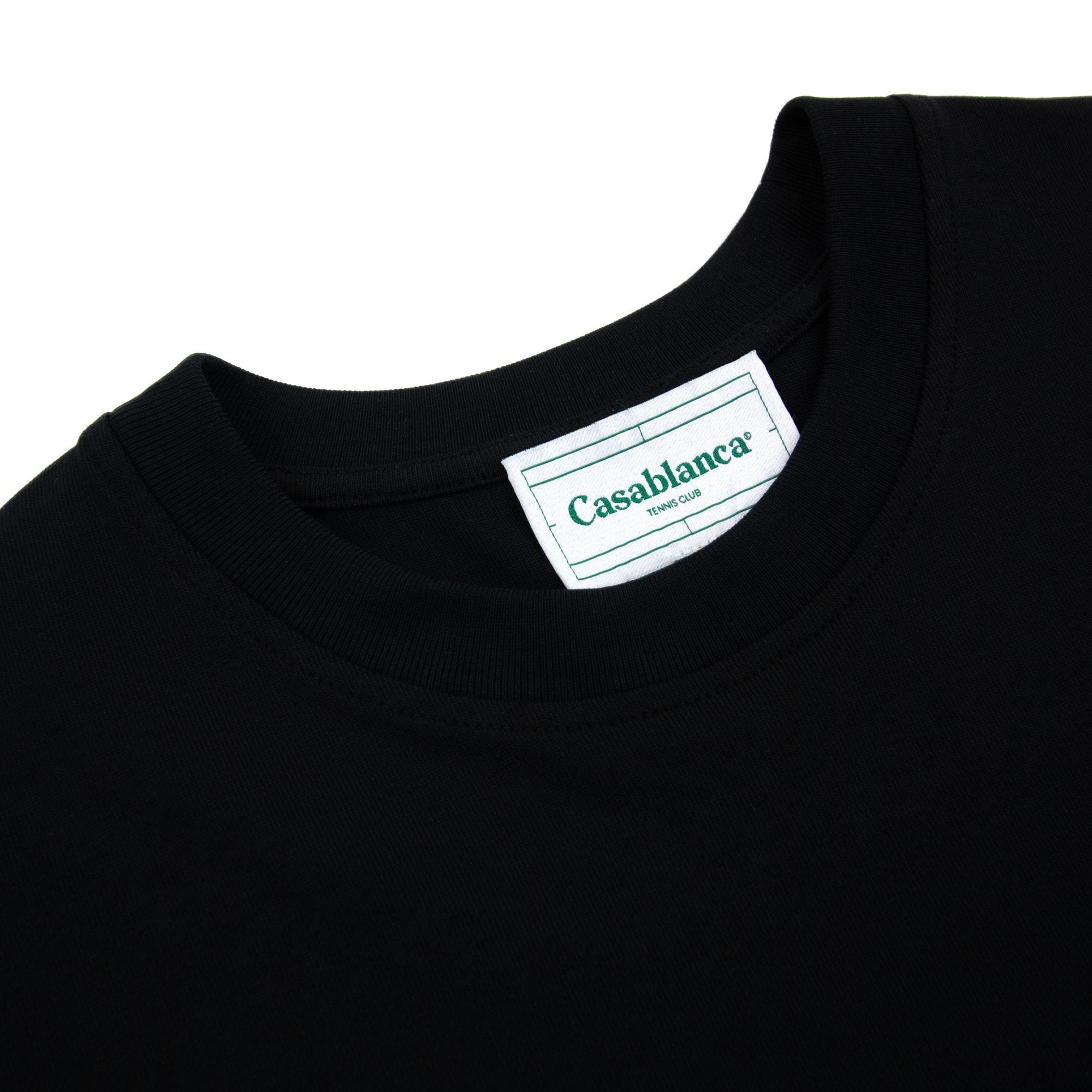 Casablanca Panoramique Printed T Shirt Black