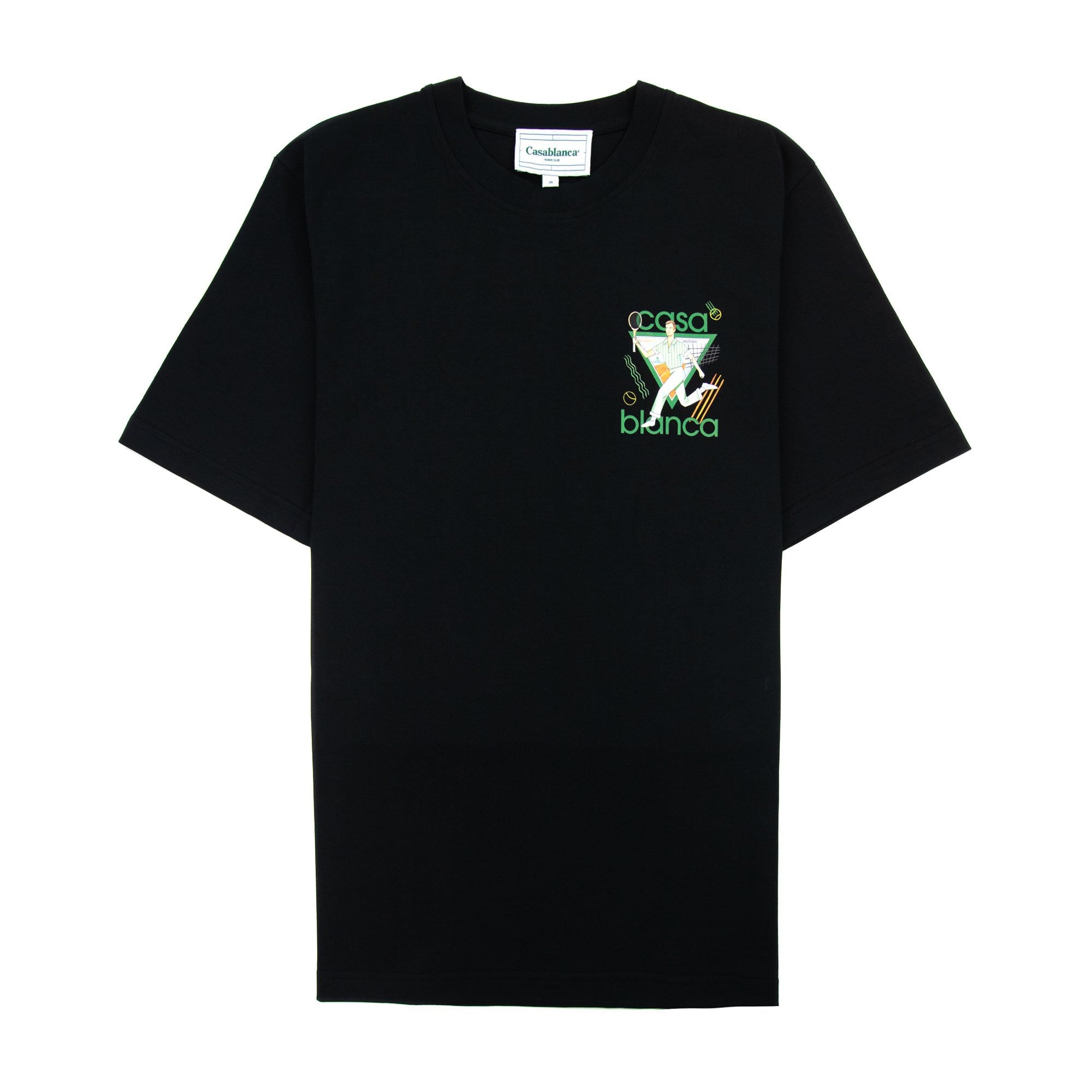 Casablanca Le Jeu Printed Logo T Shirt Black 003