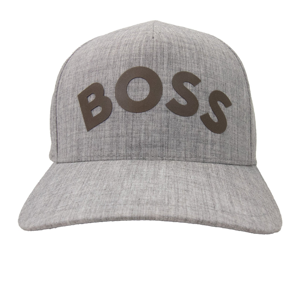 Hugo Boss Curved Gold Bold Logo Cap Grey 059