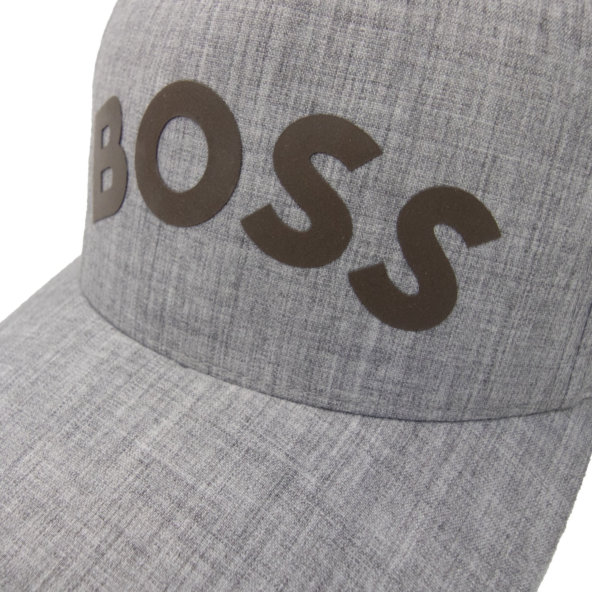 Hugo Boss Curved Gold Bold Logo Cap Grey 059