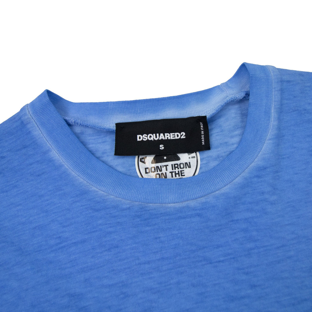 Dsquared2 Dan Kriters Lightening Detail L/s T Shirt Blue