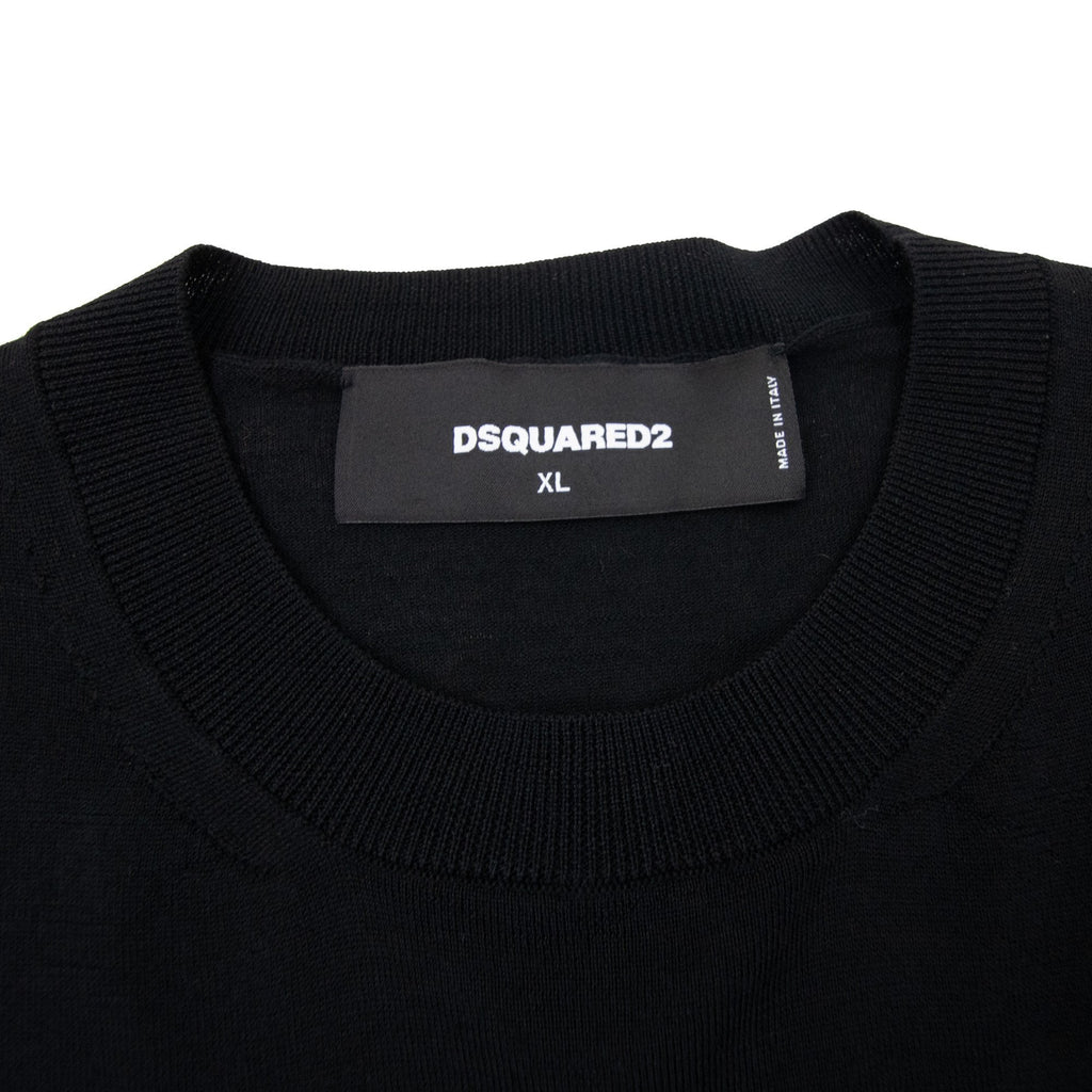Dsquared2 Canada World Famous Knit Sweater Black
