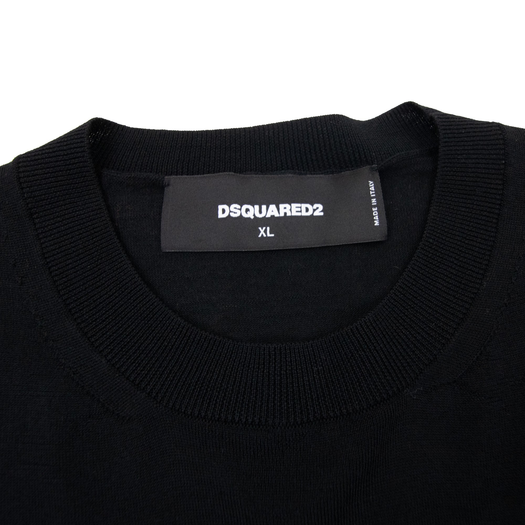 Dsquared2 Canada World Famous Knit Sweater Black