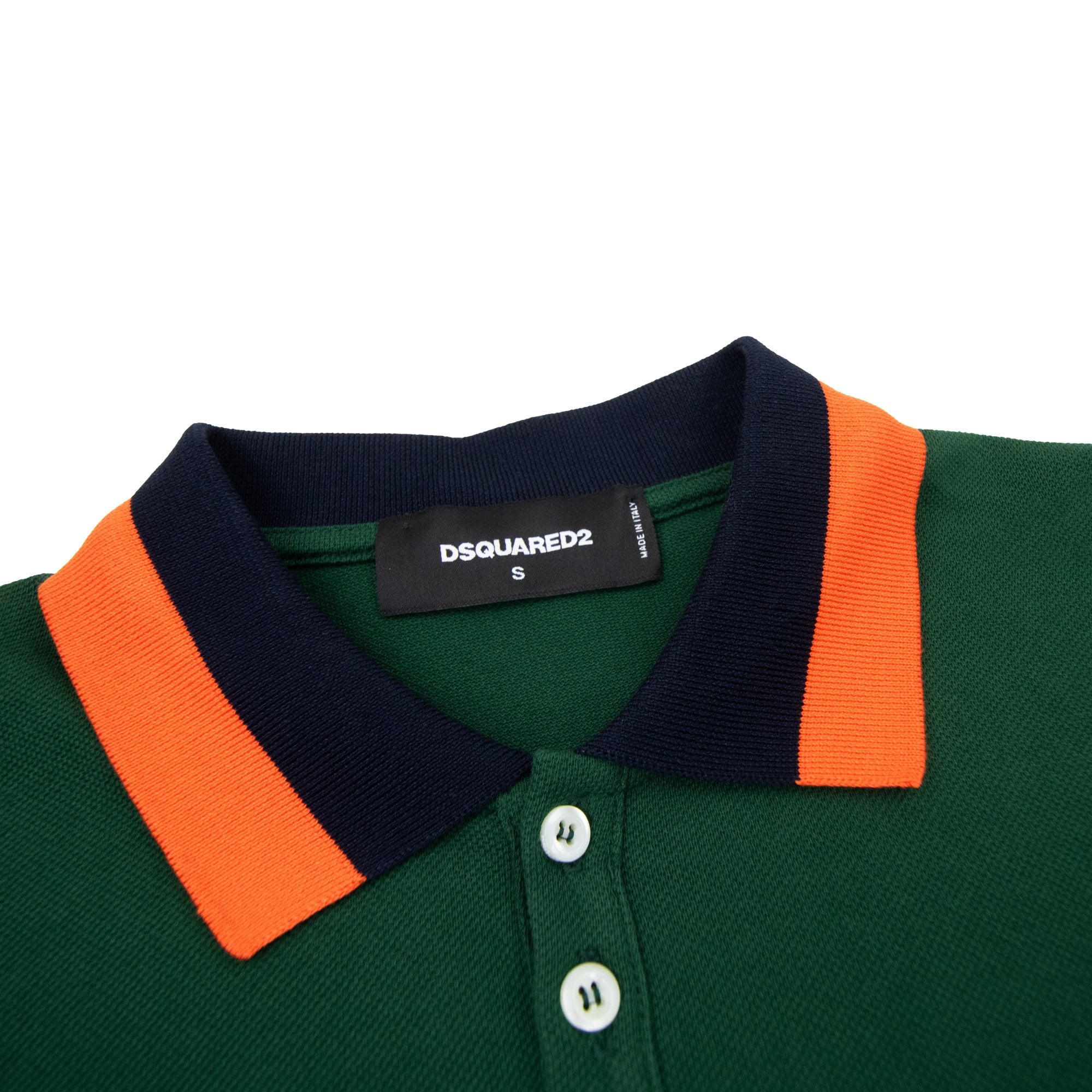 Dsquared2 Dsq2 Embroidered Logo L/s Polo Green 650