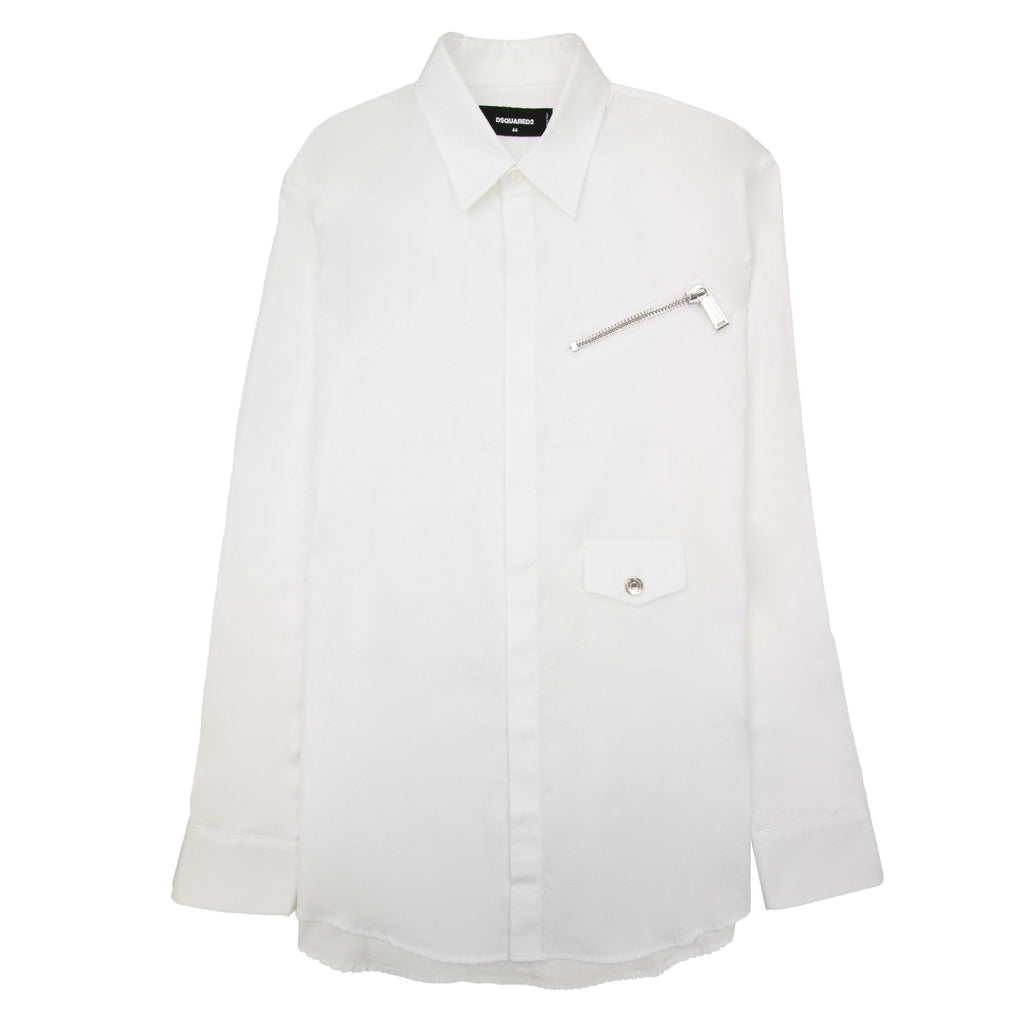 Dsquared2 Relax Fit Poplin Shirt White 100