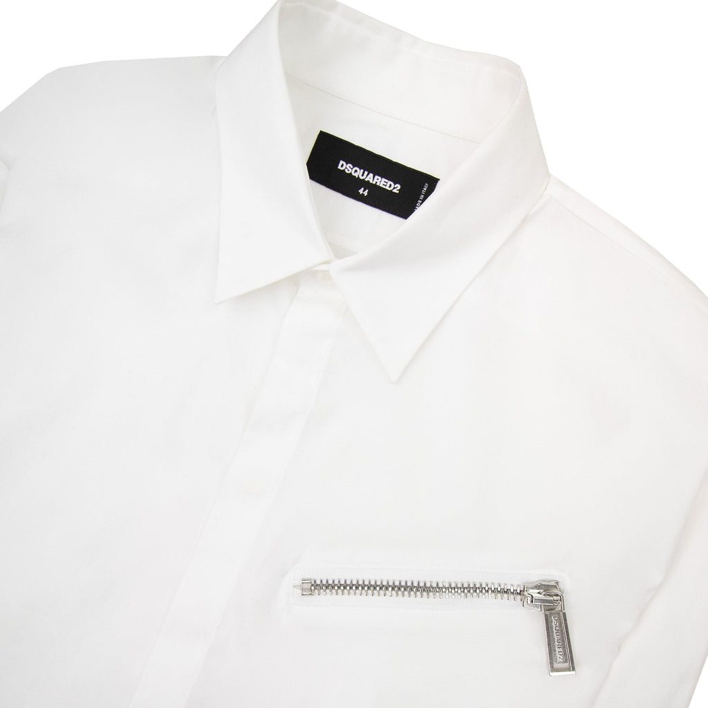 Dsquared2 Relax Fit Poplin Shirt White 100