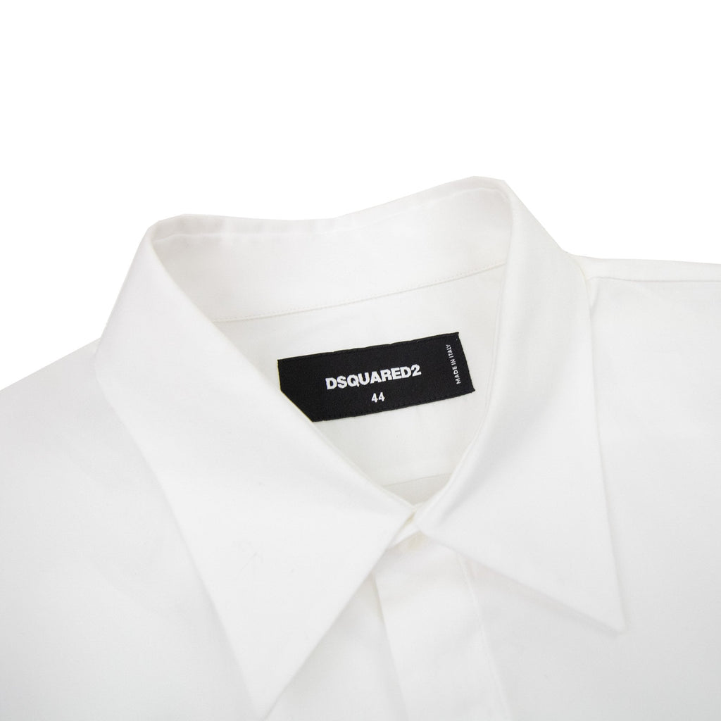 Dsquared2 Relax Fit Poplin Shirt White 100